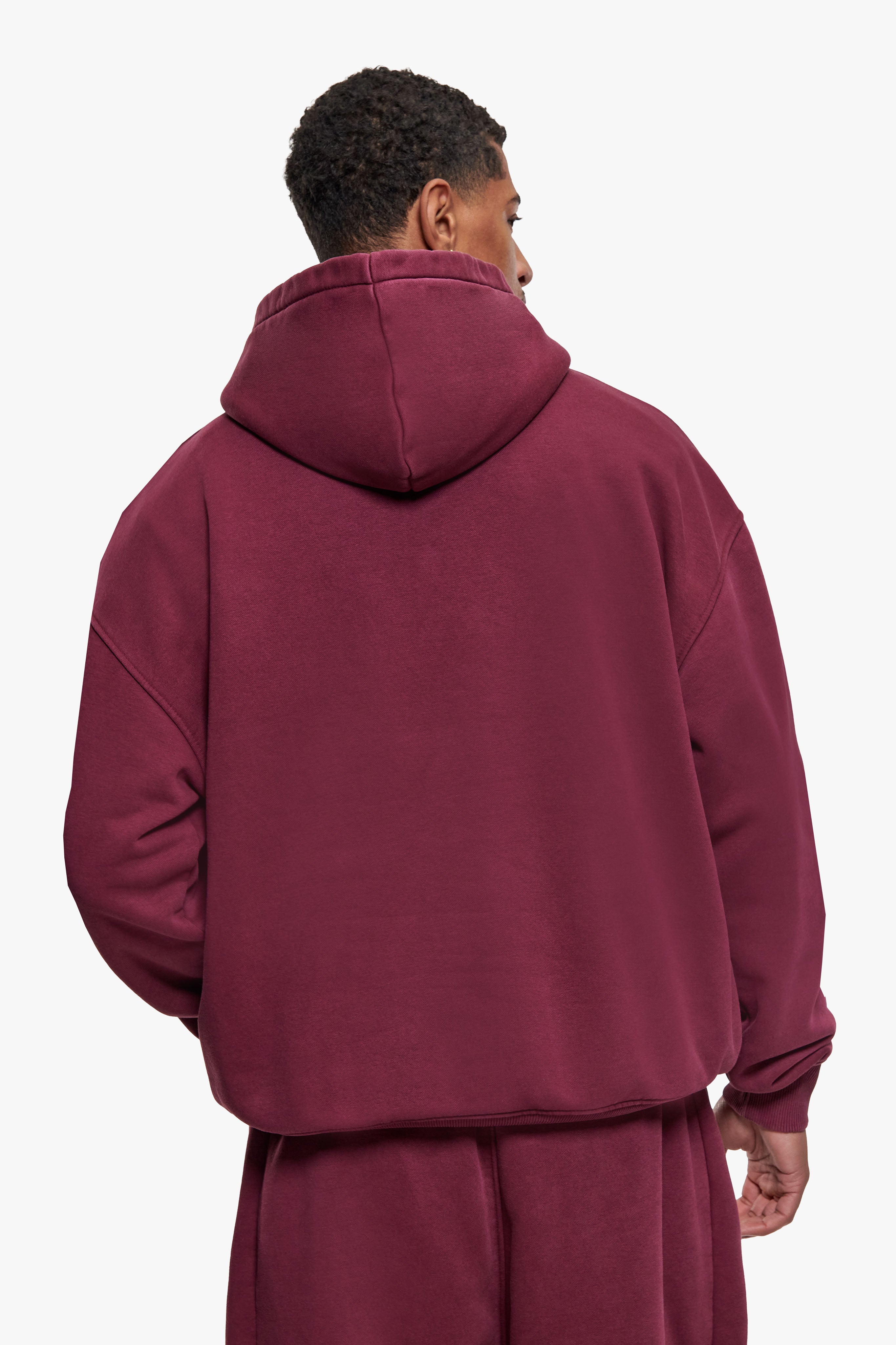 HD LOGO HOODIE WASHED CRANBERRY RED