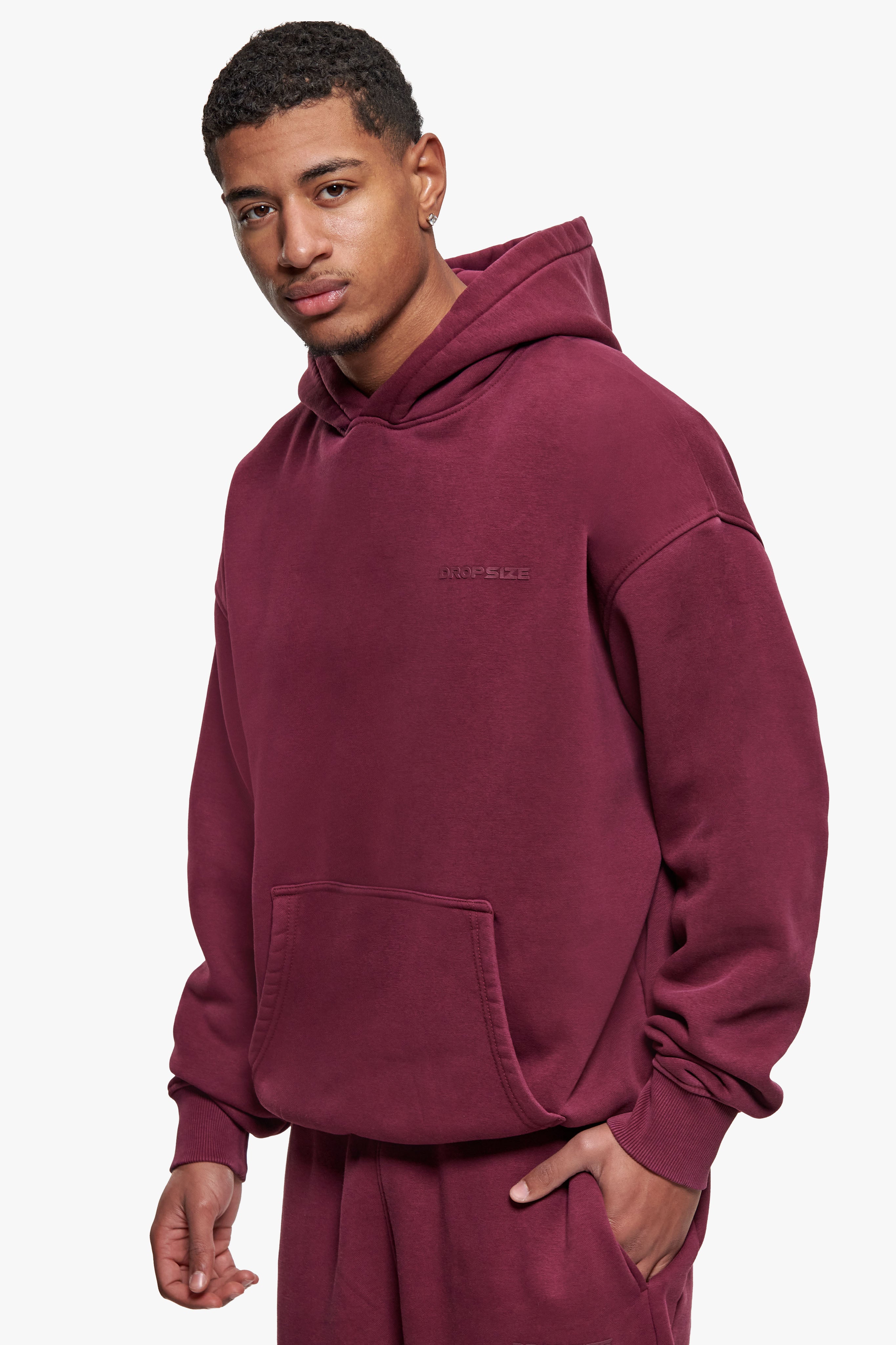 HD LOGO HOODIE WASHED CRANBERRY RED