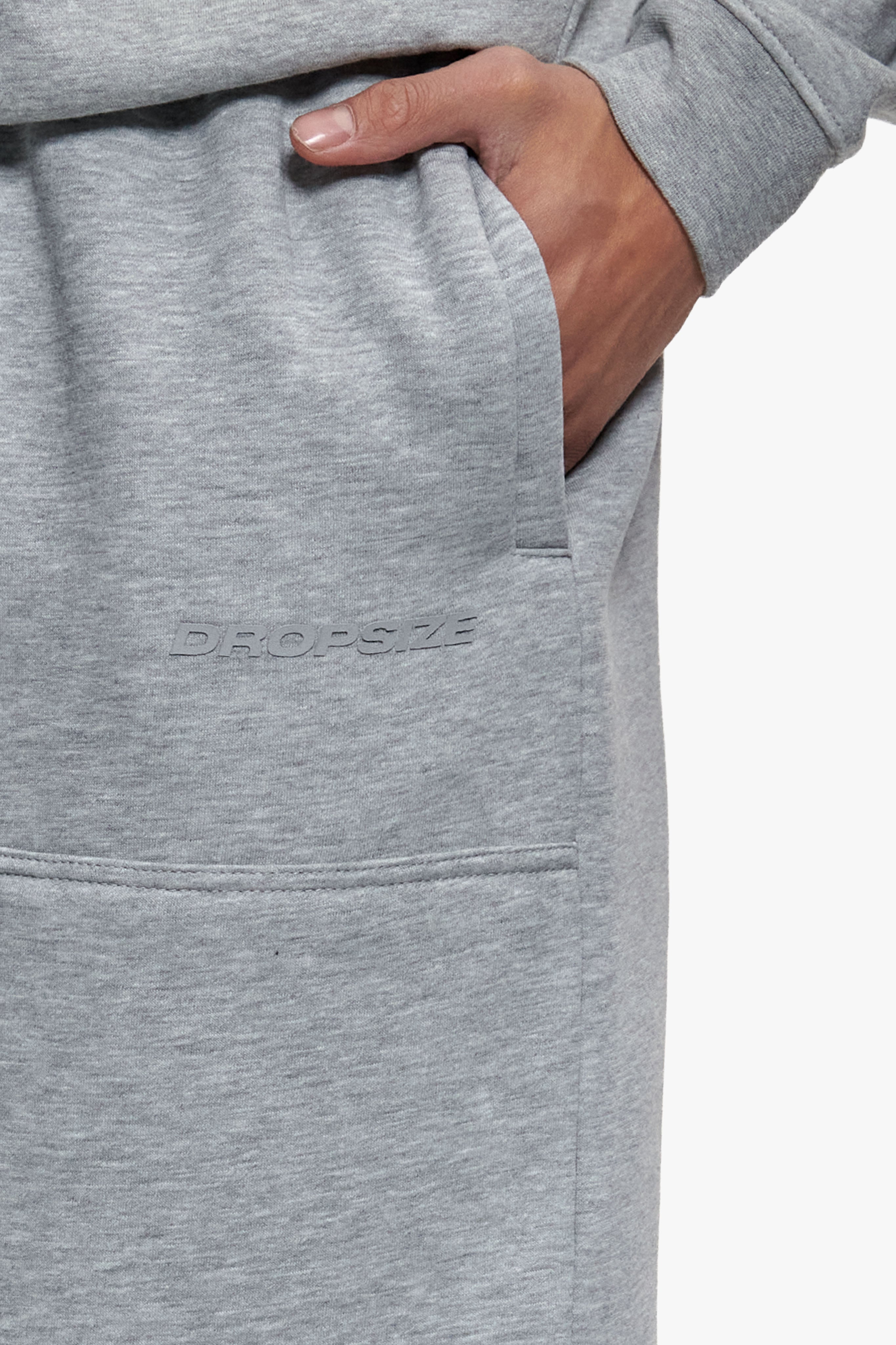 CARPENTER OPEN LEG JOGGER GREY MELANGE