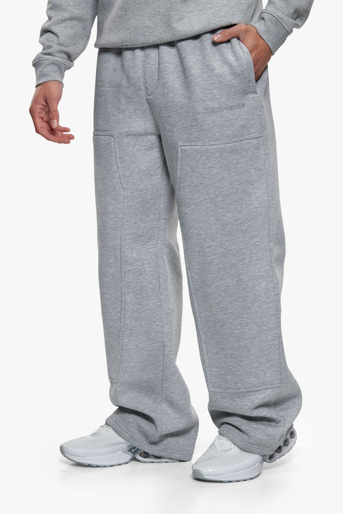 CARPENTER OPEN LEG JOGGER GREY MELANGE