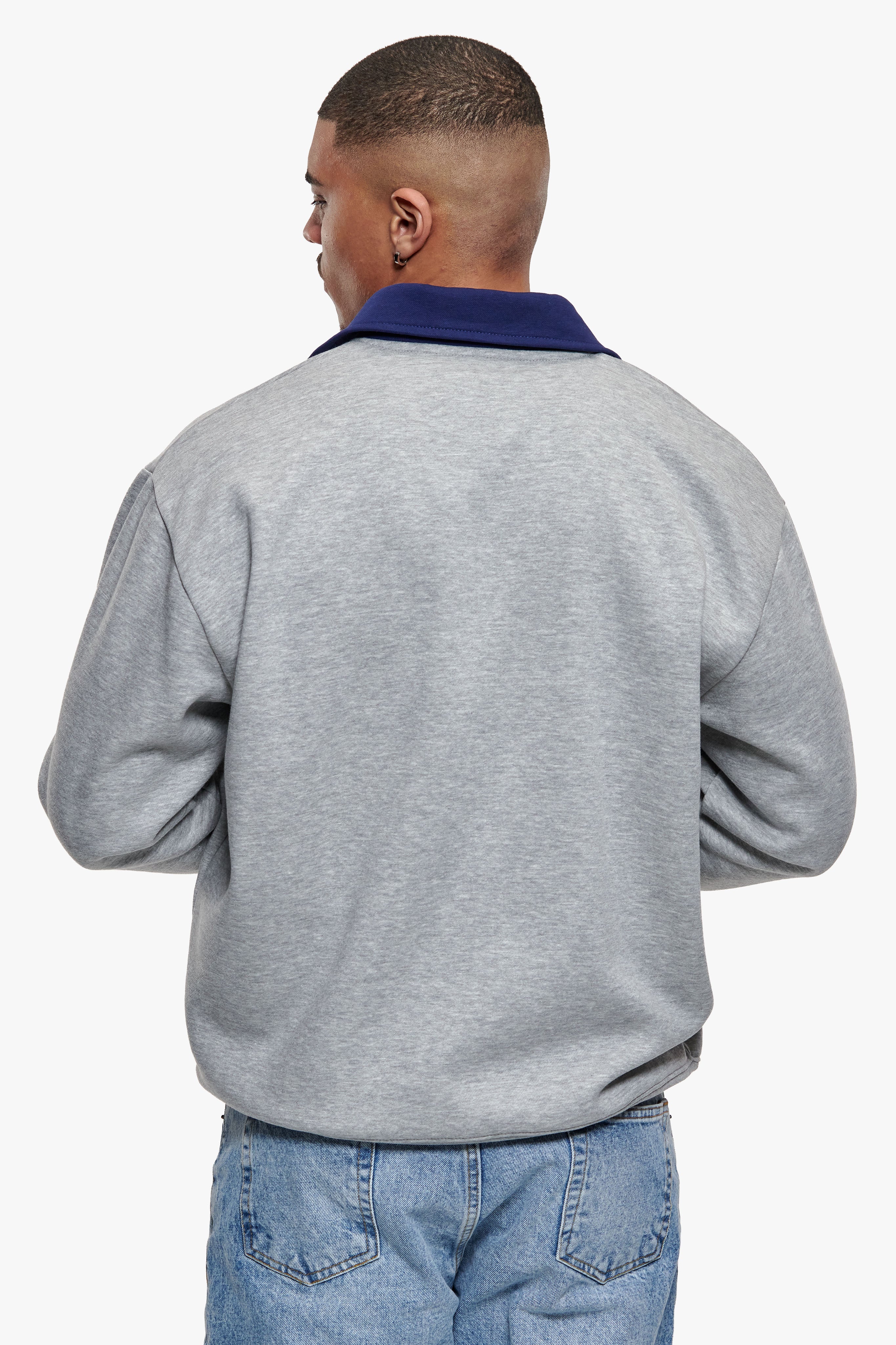 SPORTS LONGSLEEVE POLOSHIRT GREY MELANGE