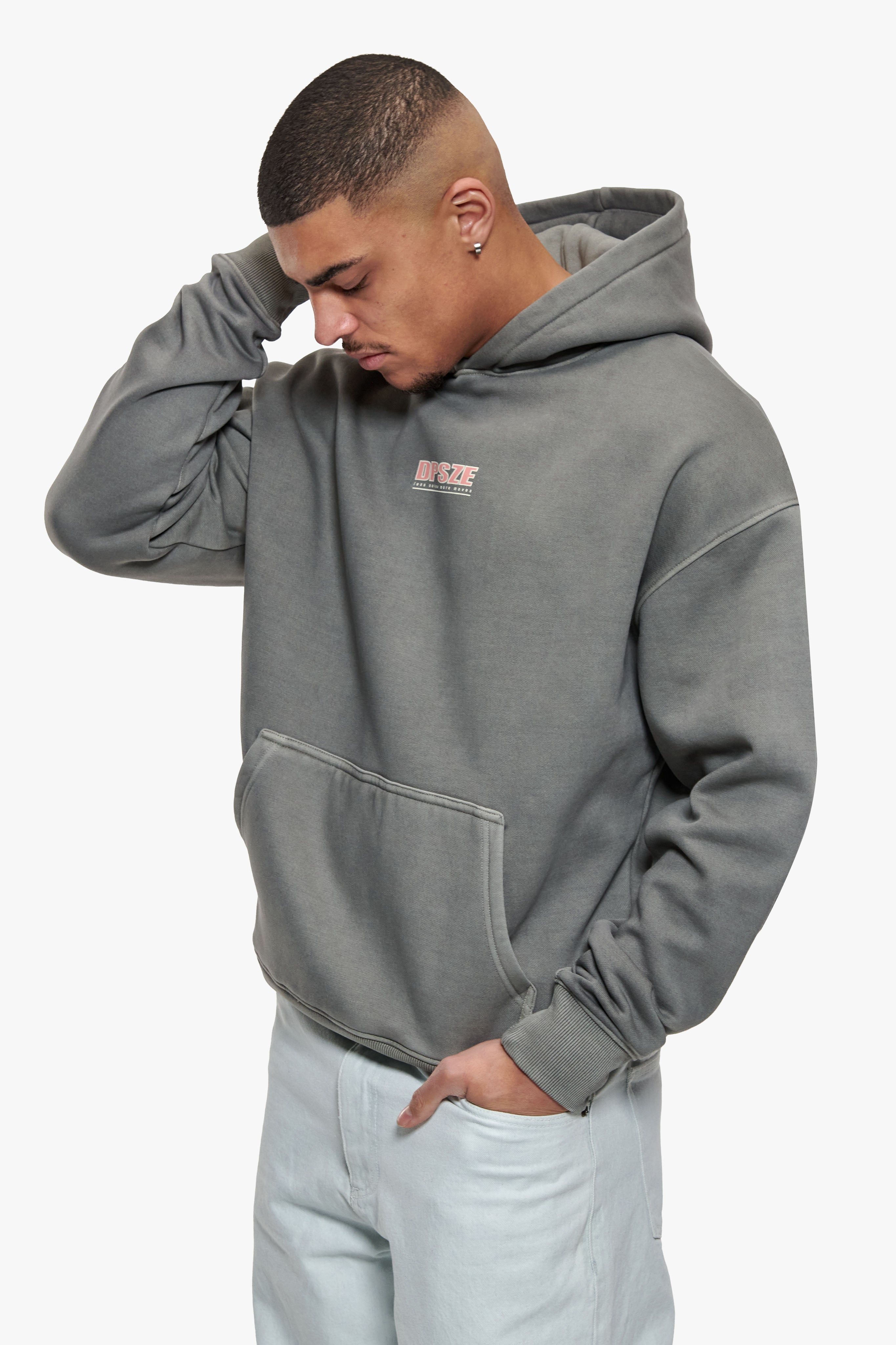 DPSZE HOODIE WASHED GREY