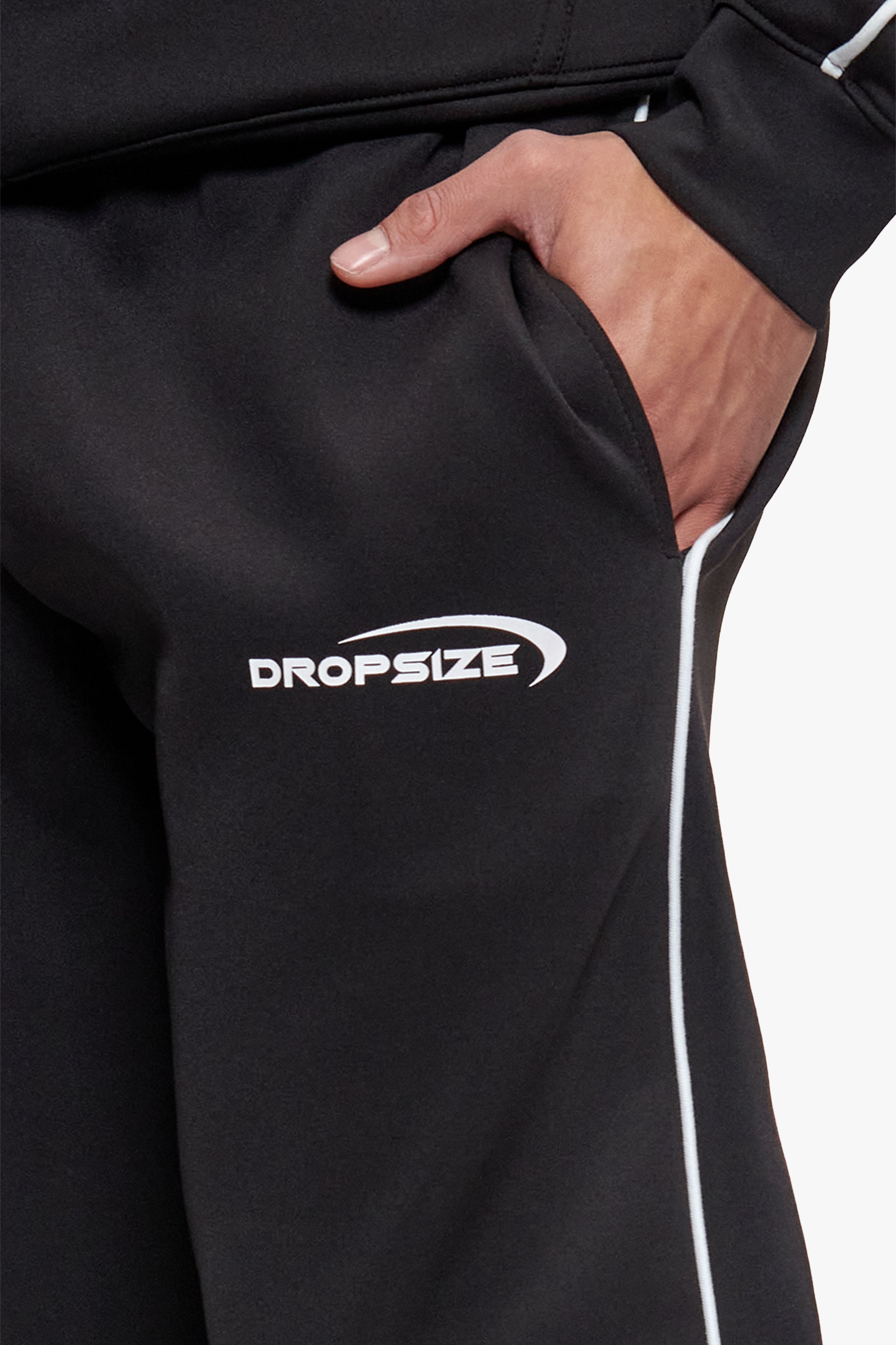 SCUBA OPEN LEG JOGGER BLACK