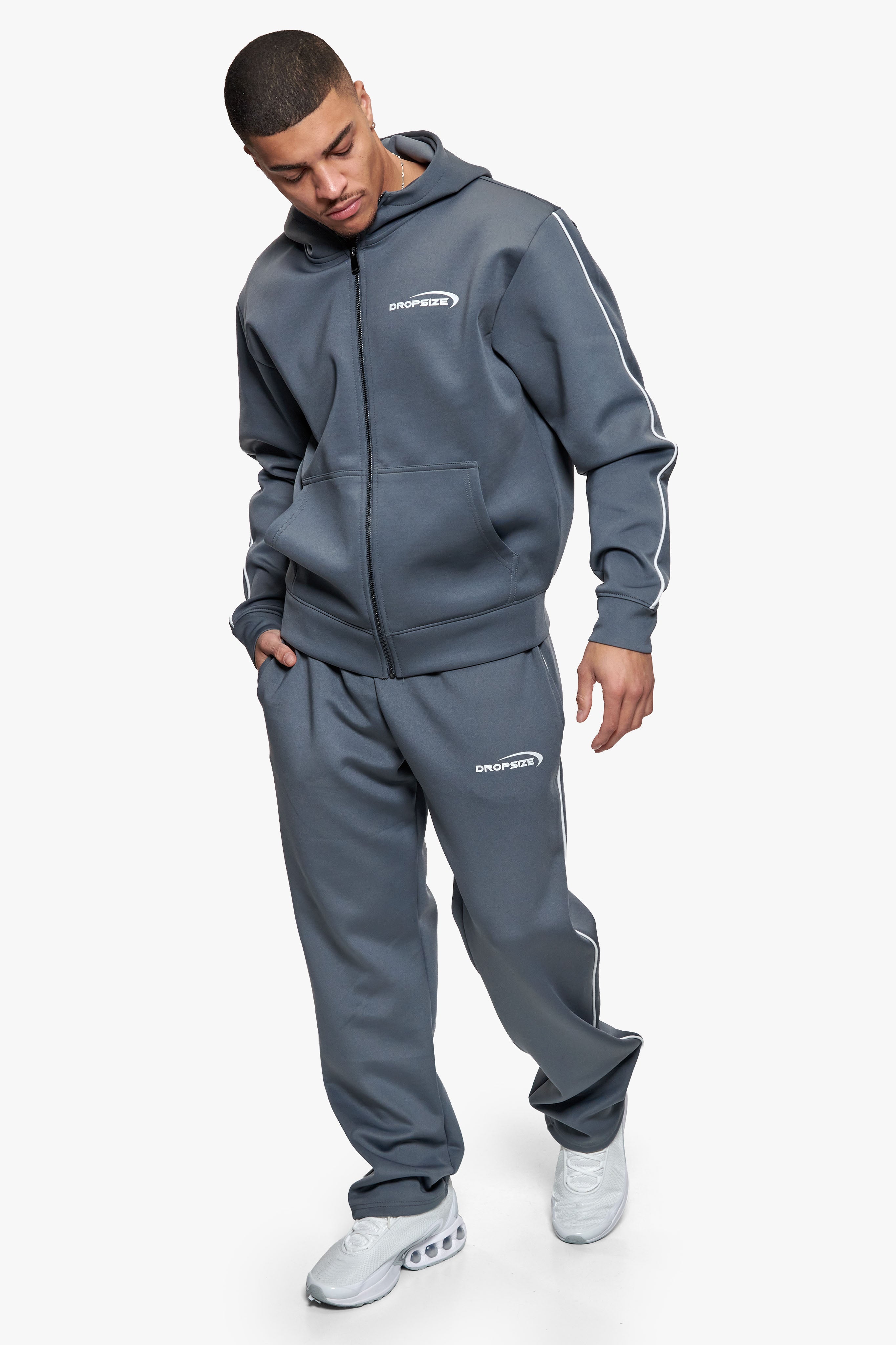SCUBA OPEN LEG JOGGER STEEL GREY