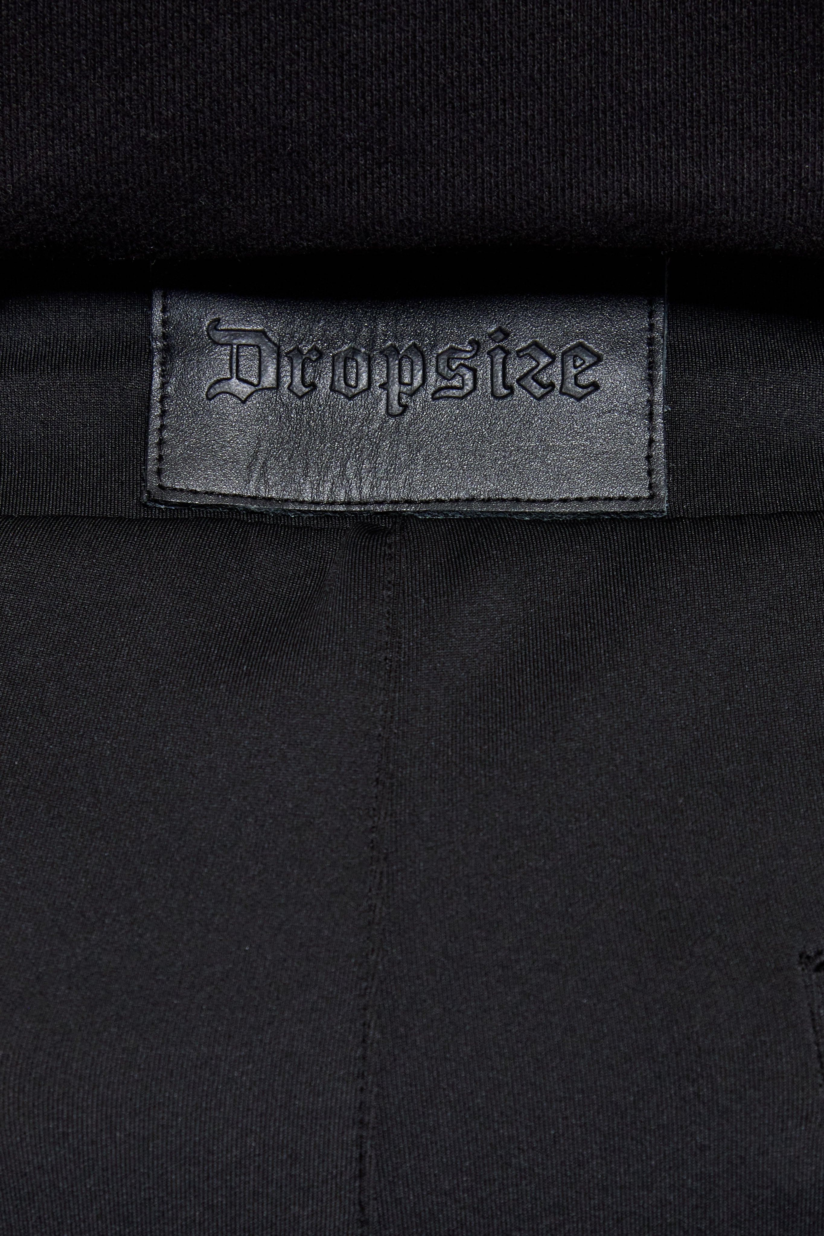 SCUBA PINTUCK OPEN LEG JOGGER BLACK