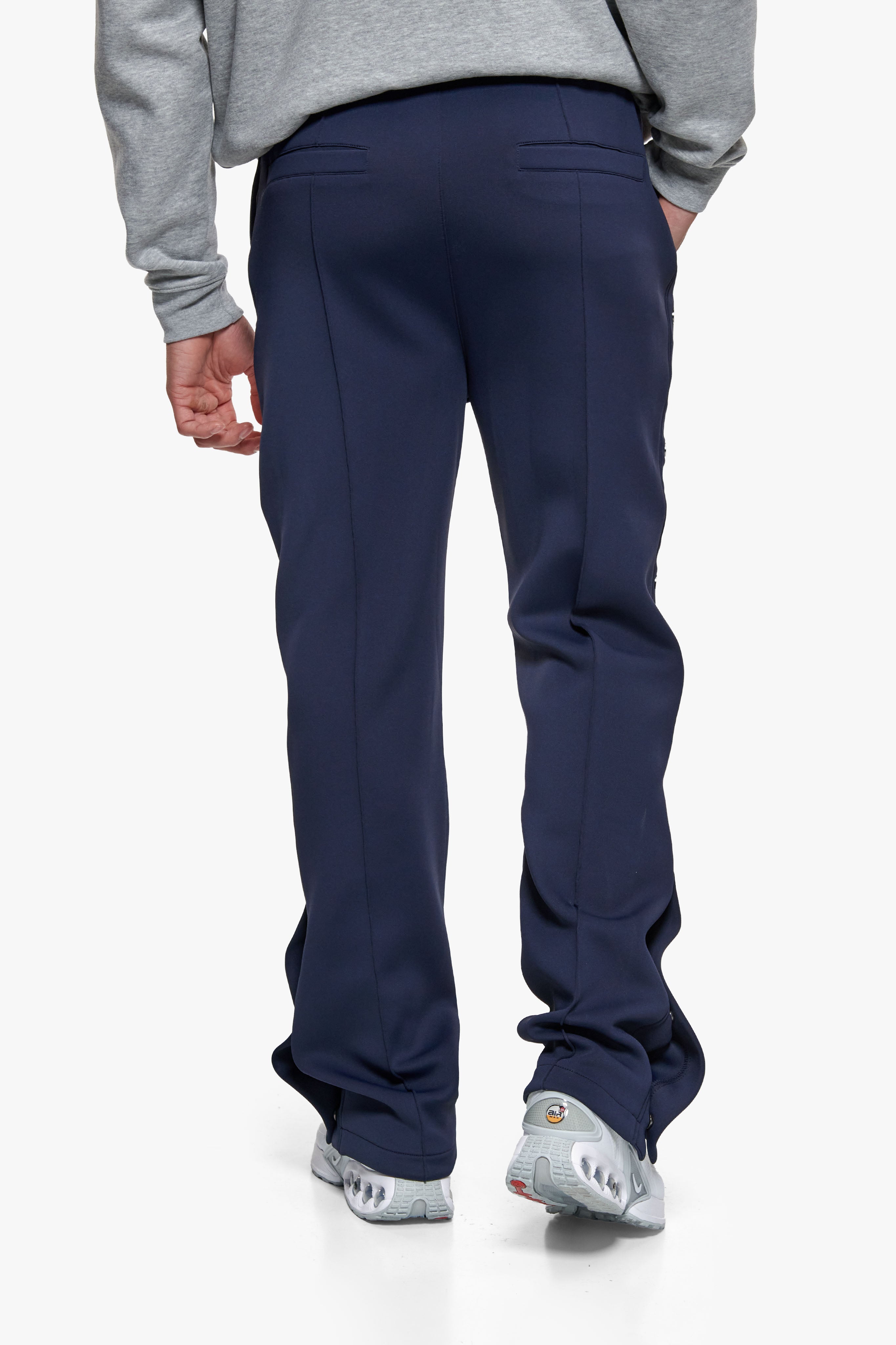 SCUBA PINTUCK OPEN LEG JOGGER NAVY