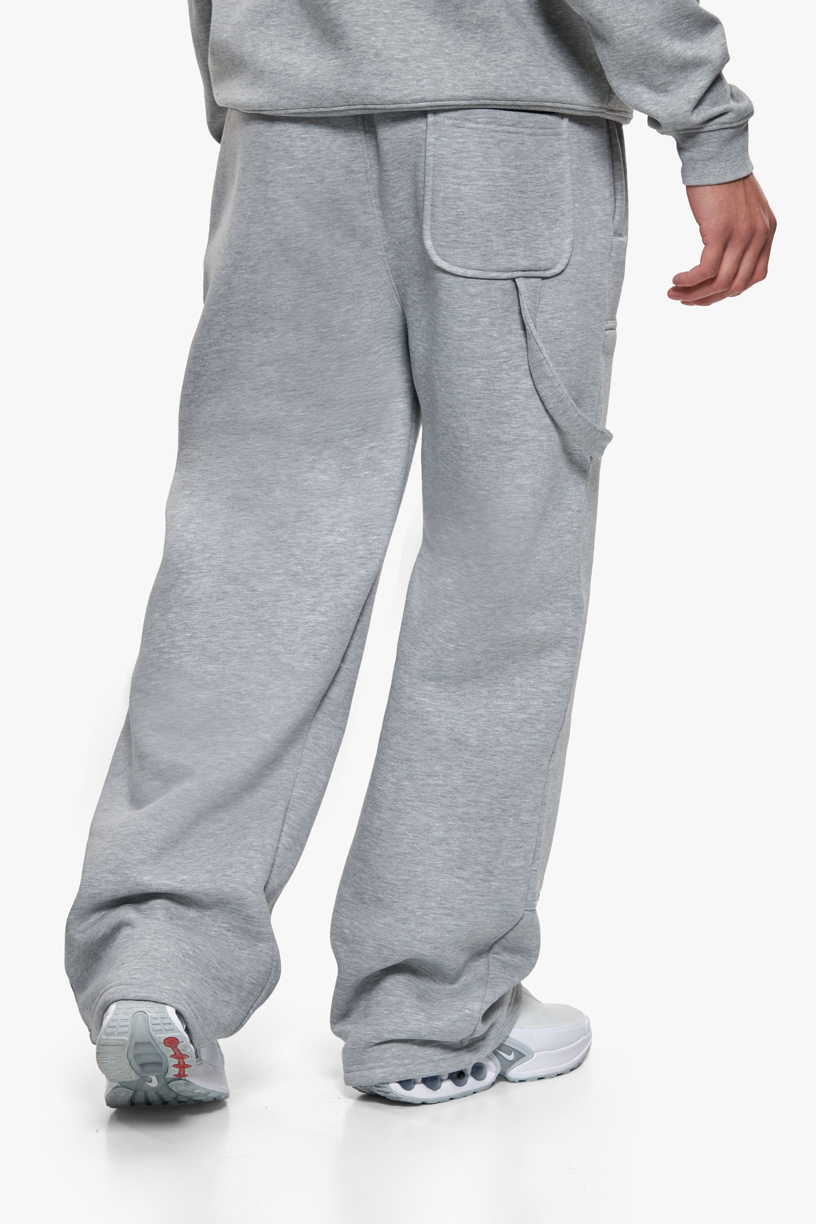 CARPENTER OPEN LEG JOGGER GREY MELANGE