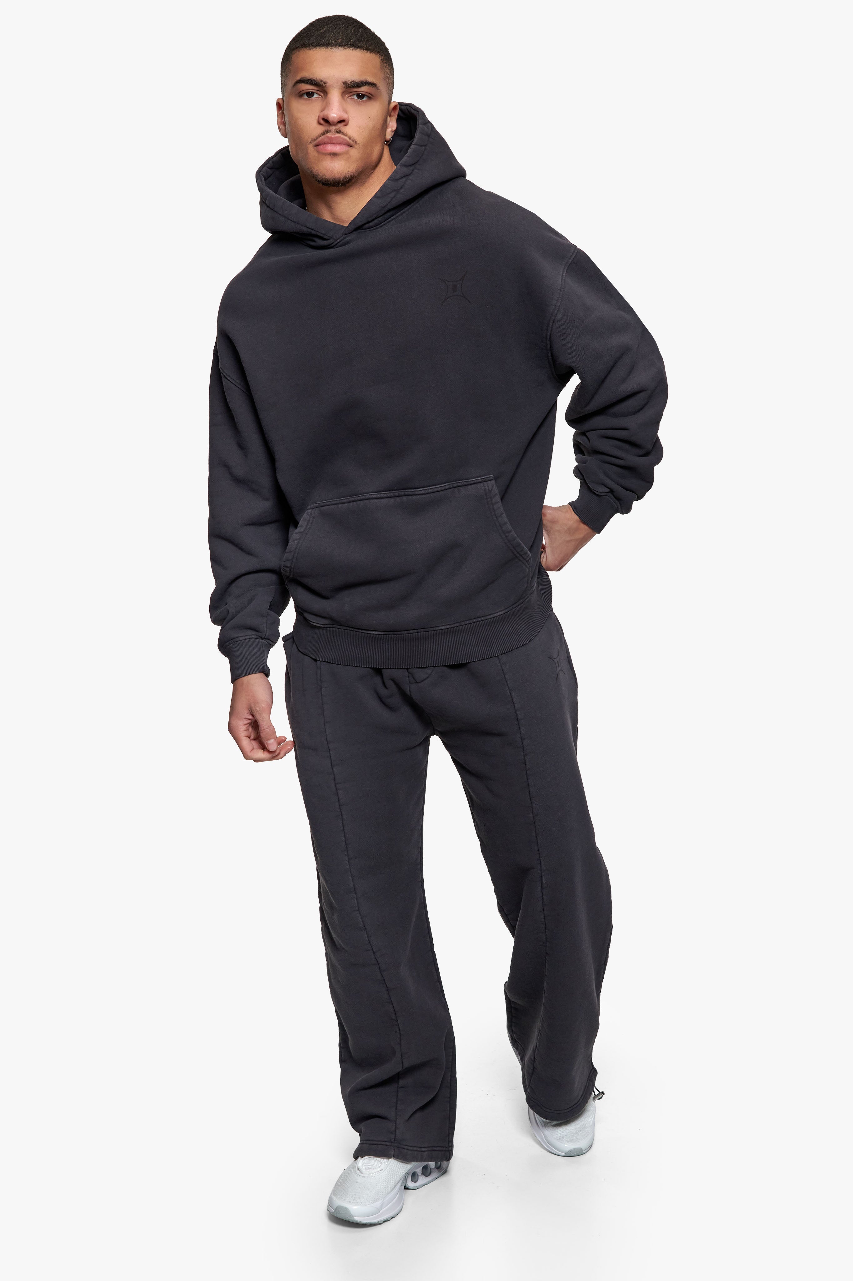 HYPE HOODIE ACID WASHED BLACK