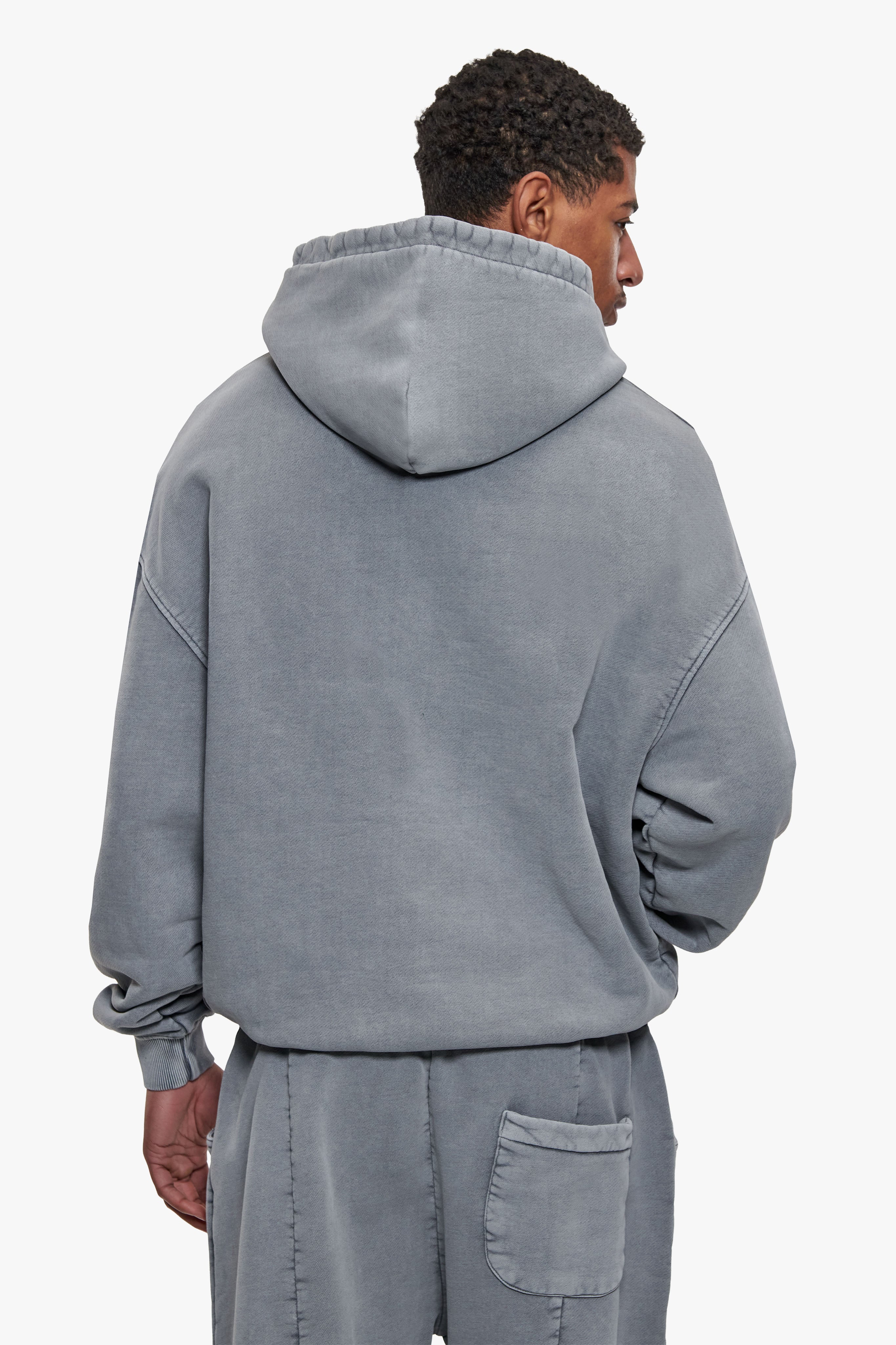 HYPE HOODIE WASHED GREY