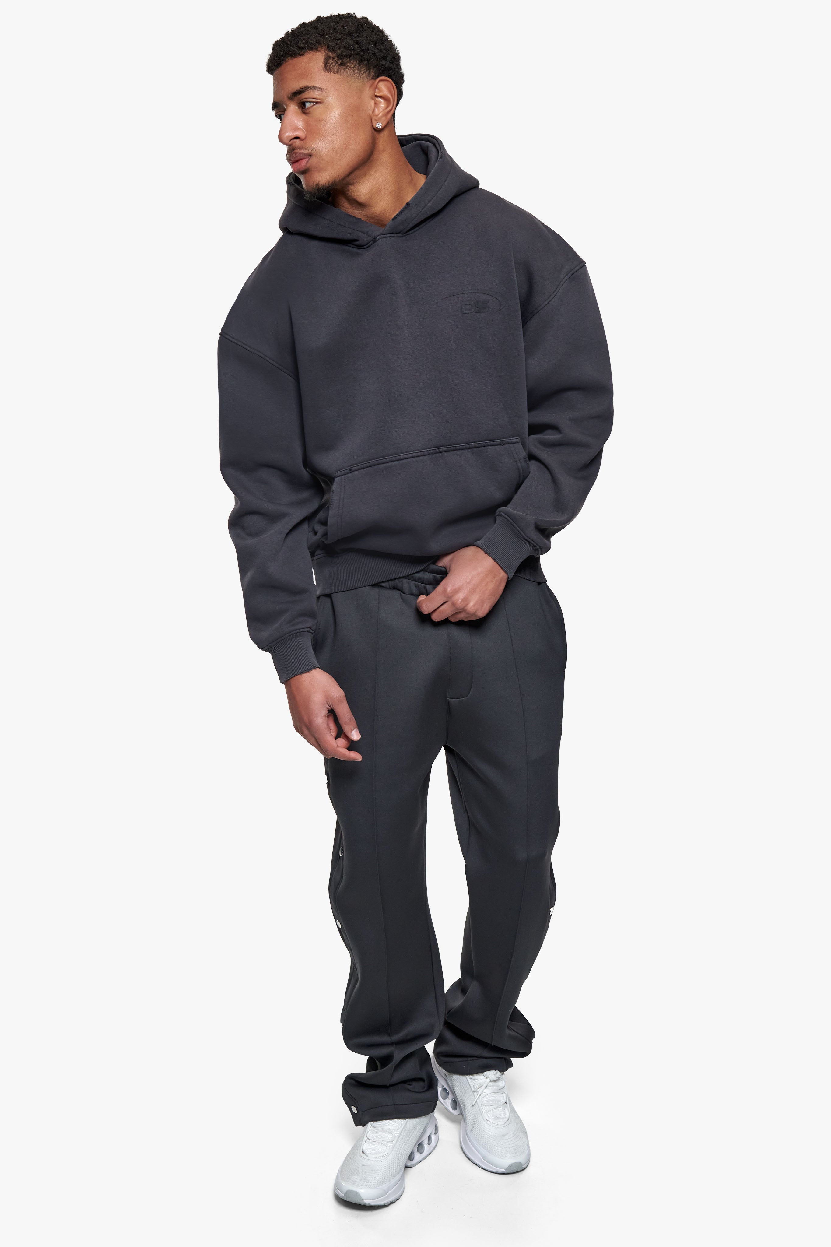 SCUBA PINTUCK OPEN LEG JOGGER ANTRACITE