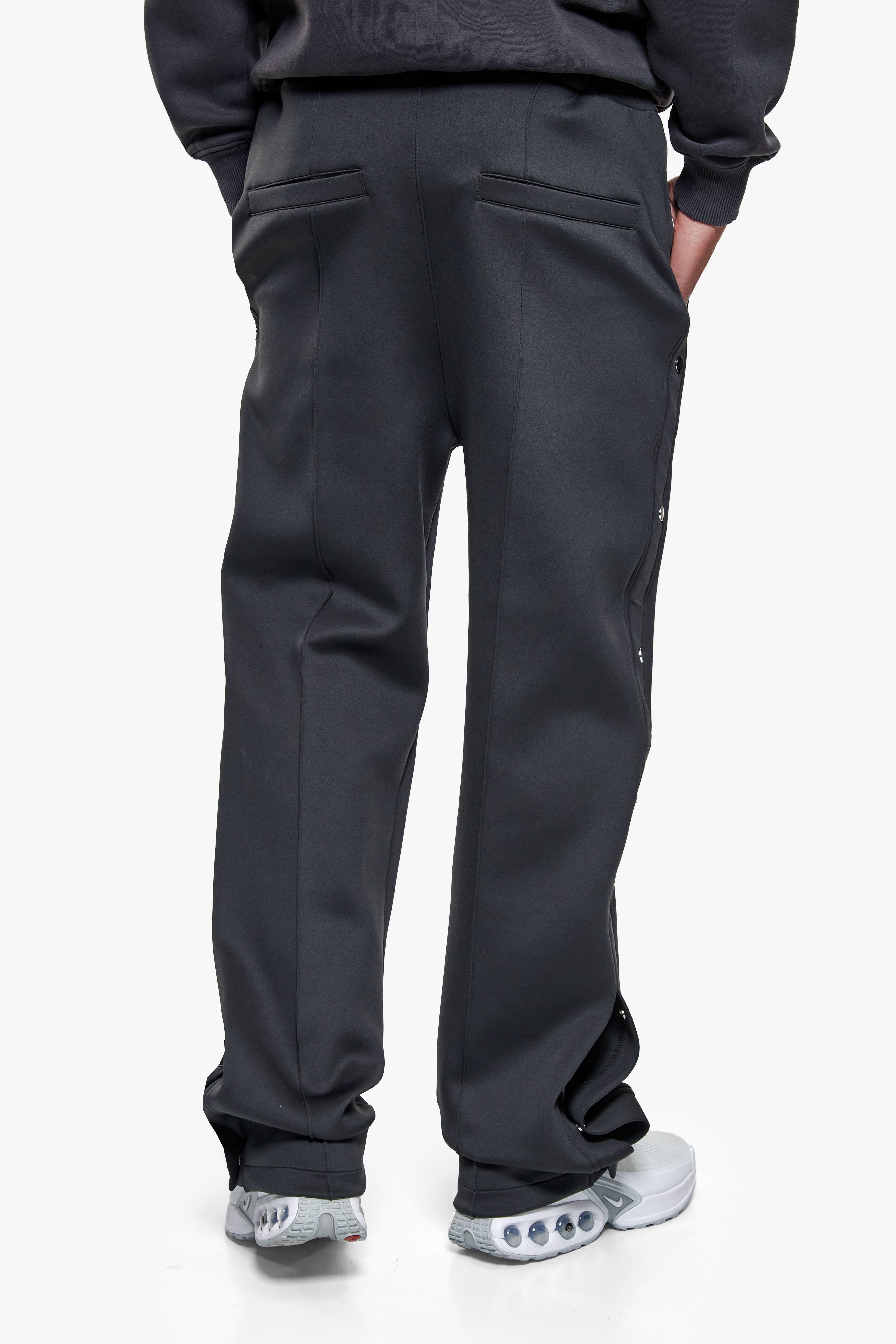 SCUBA PINTUCK OPEN LEG JOGGER ANTRACITE