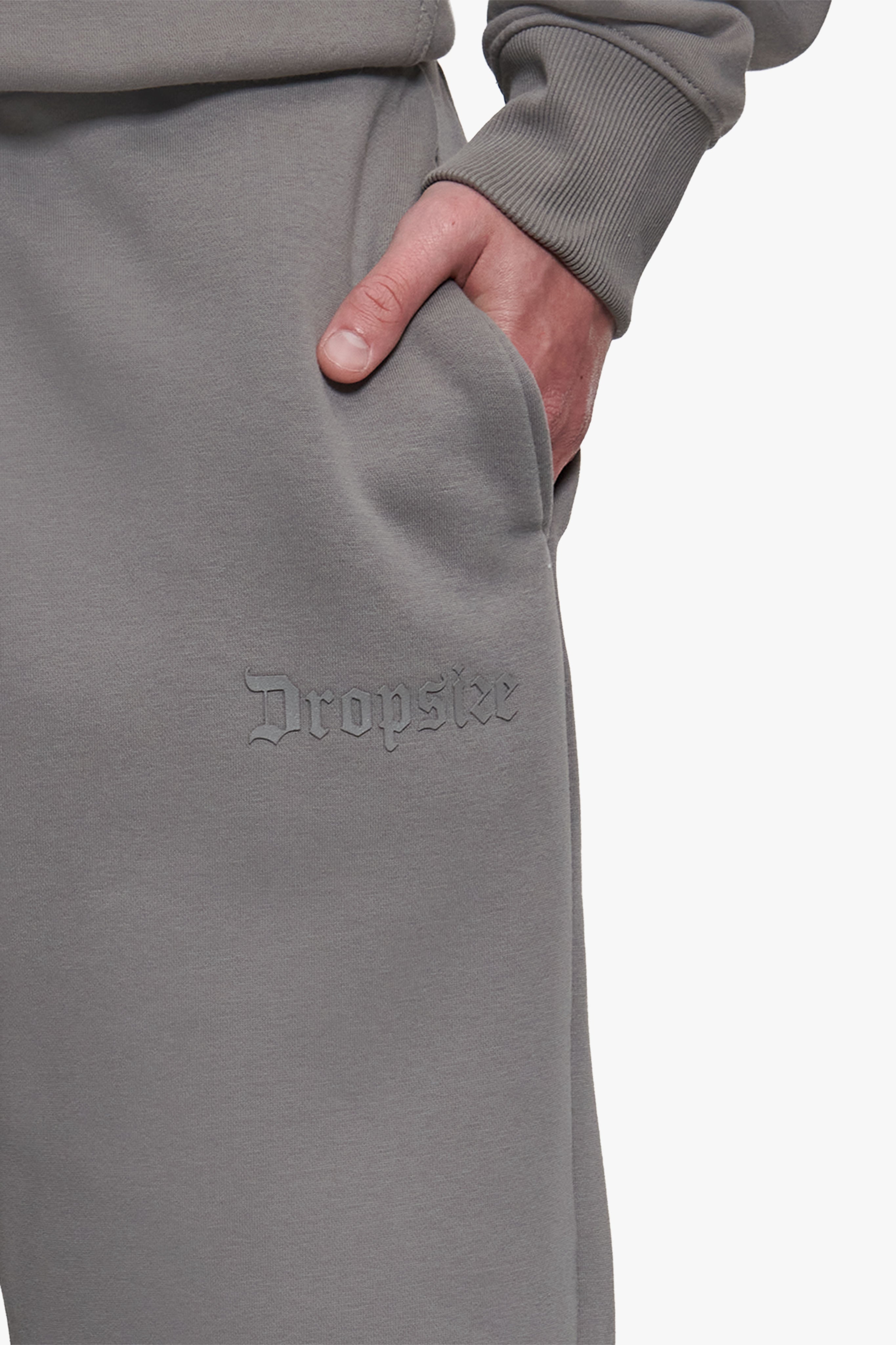 HD LOGO OPEN LEG JOGGER GREY