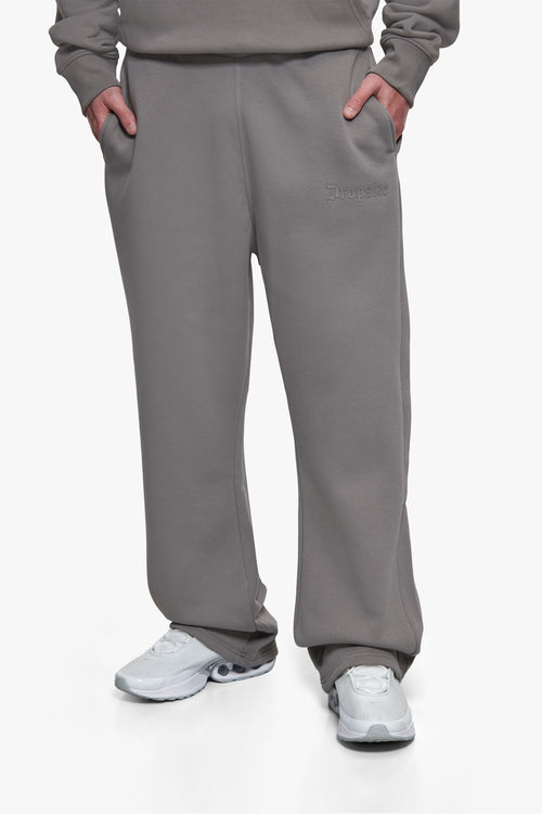 HD LOGO OPEN LEG JOGGER GREY