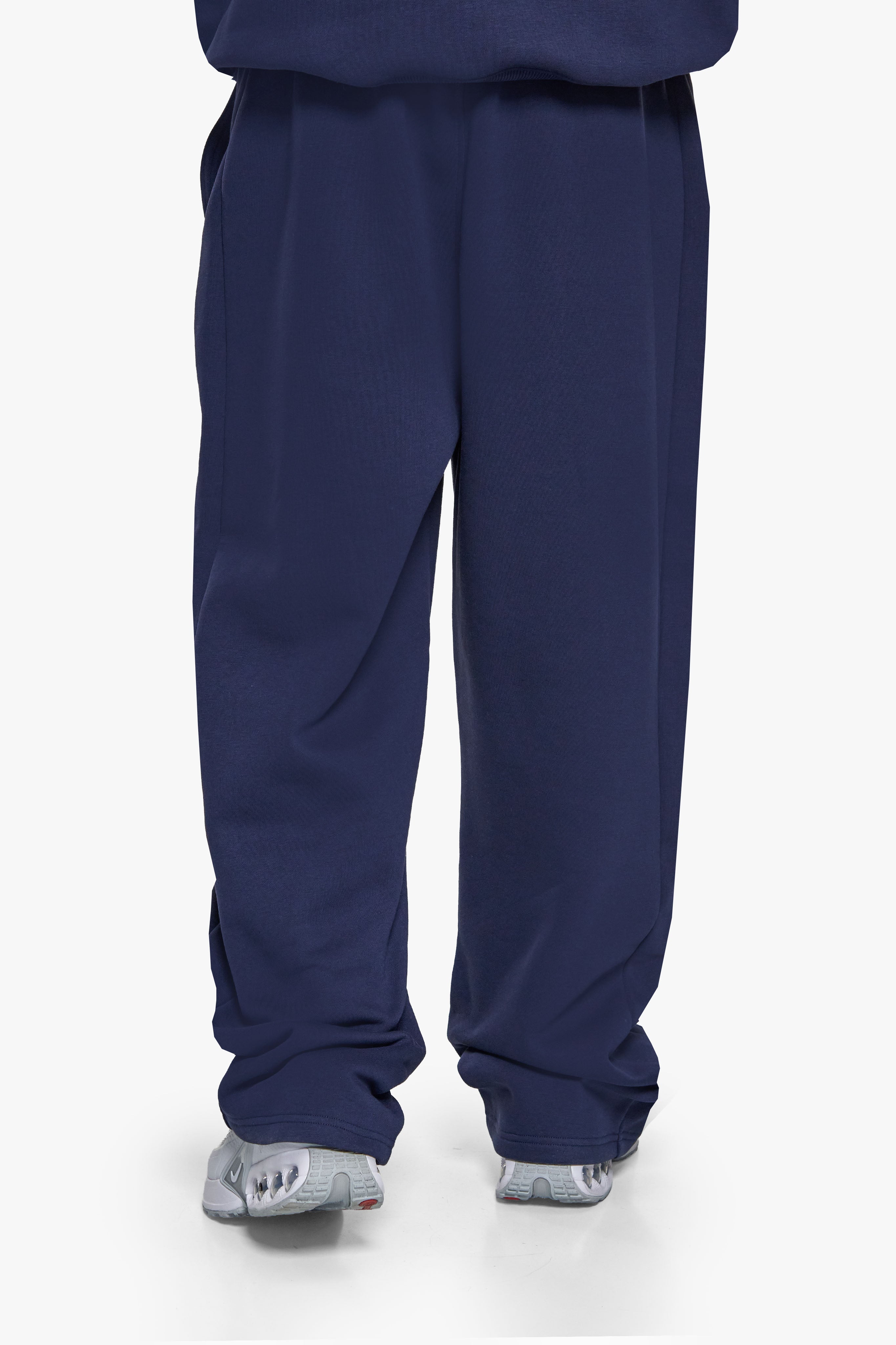 HD PRINT OPEN LEG JOGGER SPACE BLUE