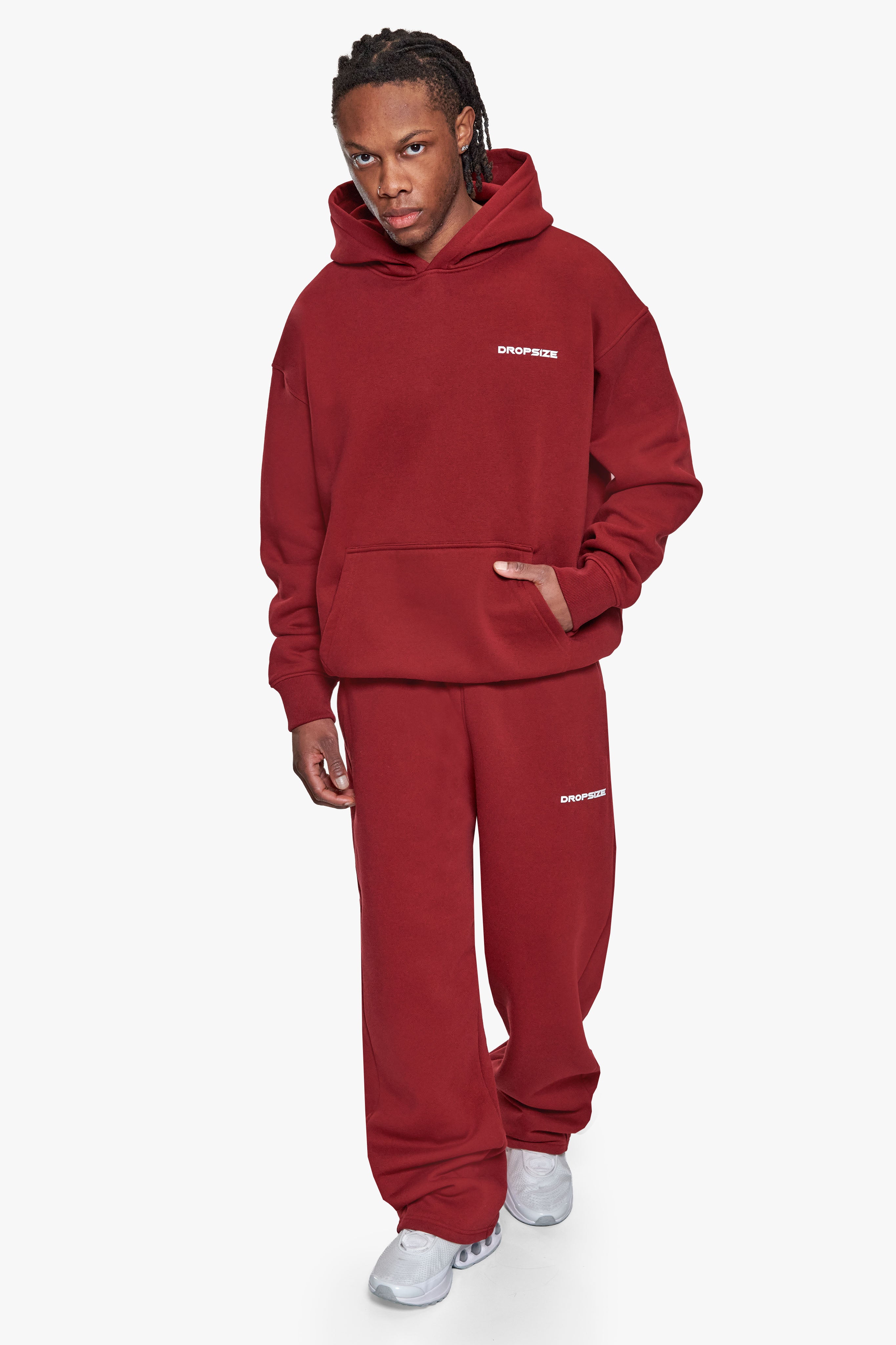 HD OPEN LEG JOGGER CRANBERRY