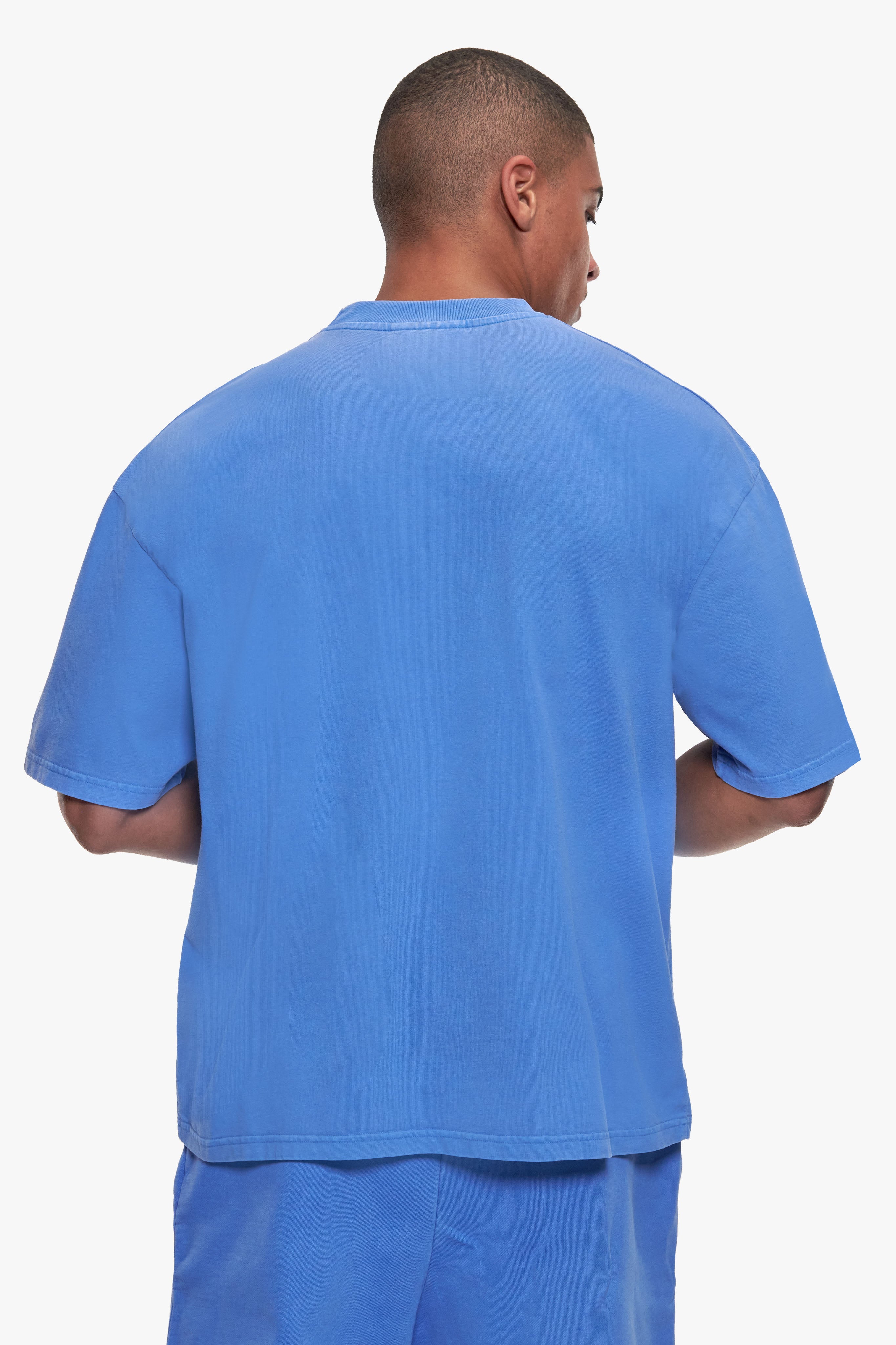 ESSENTIAL LOGO T-SHIRT WASHED LIGHT BLUE
