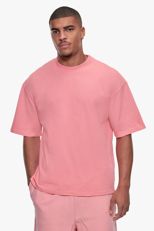 ESSENTIAL LOGO T-SHIRT FLAMINGO PINK
