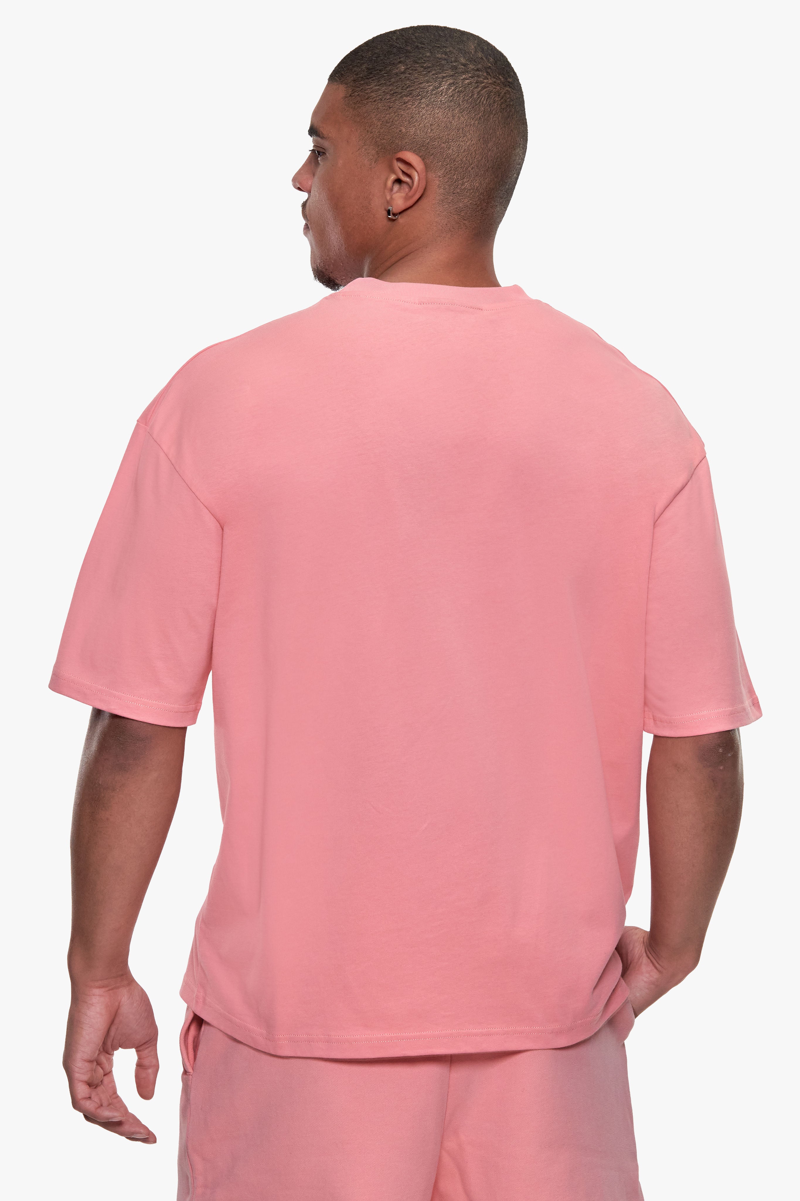 ESSENTIAL LOGO T-SHIRT FLAMINGO PINK