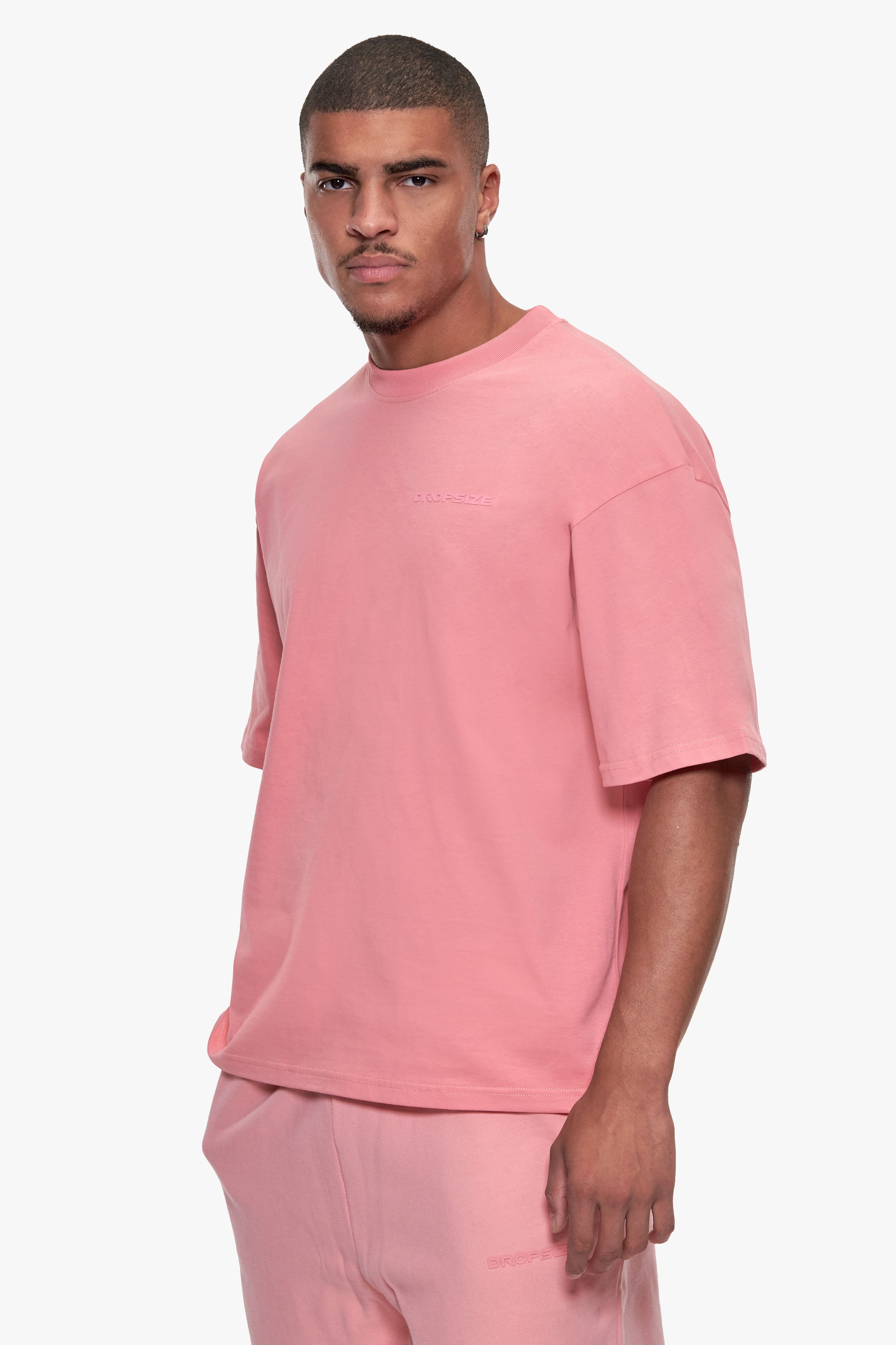ESSENTIAL LOGO T-SHIRT FLAMINGO PINK