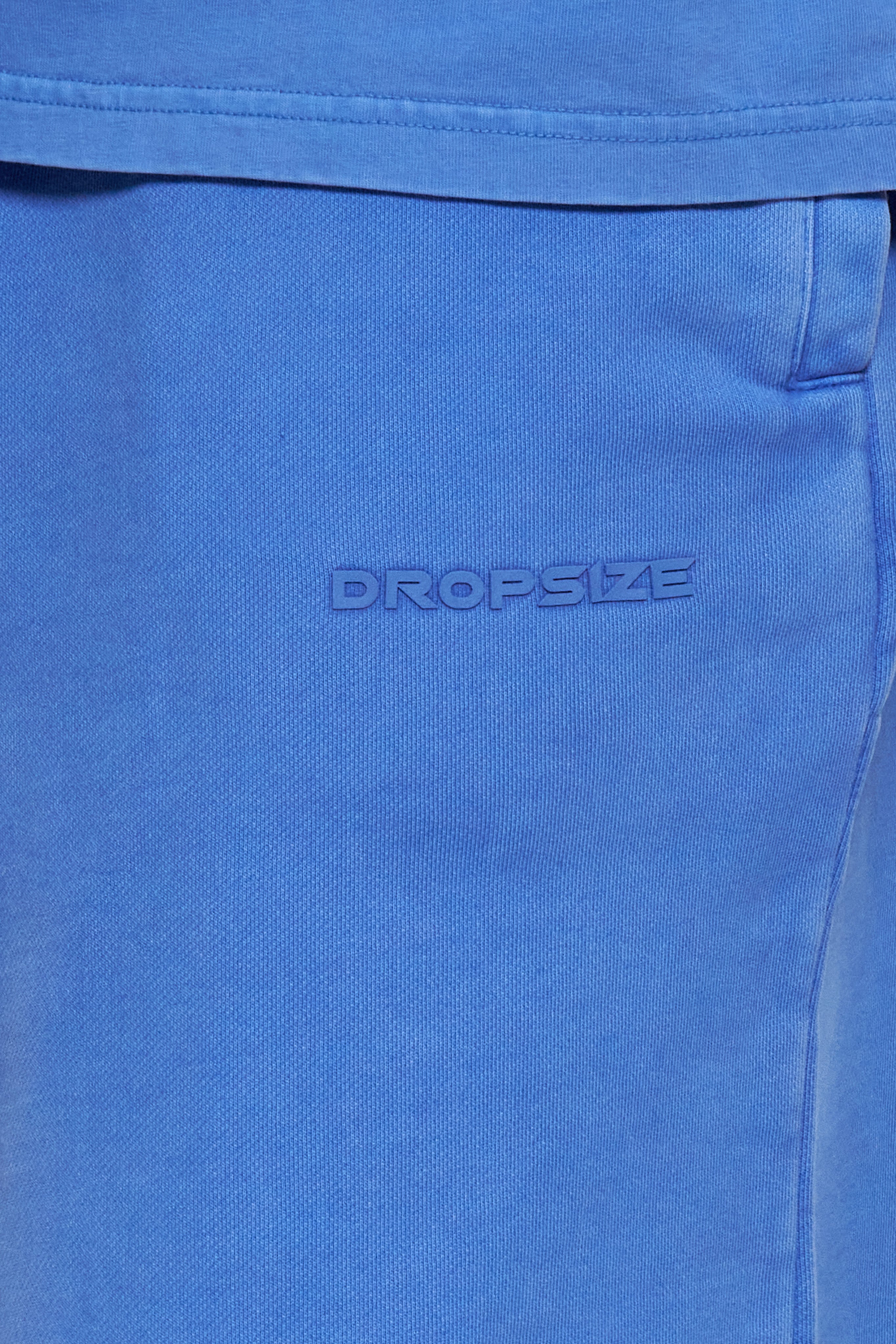 ESSENTIAL LOGO SWEAT SHORTS WASHED LIGHT BLUE