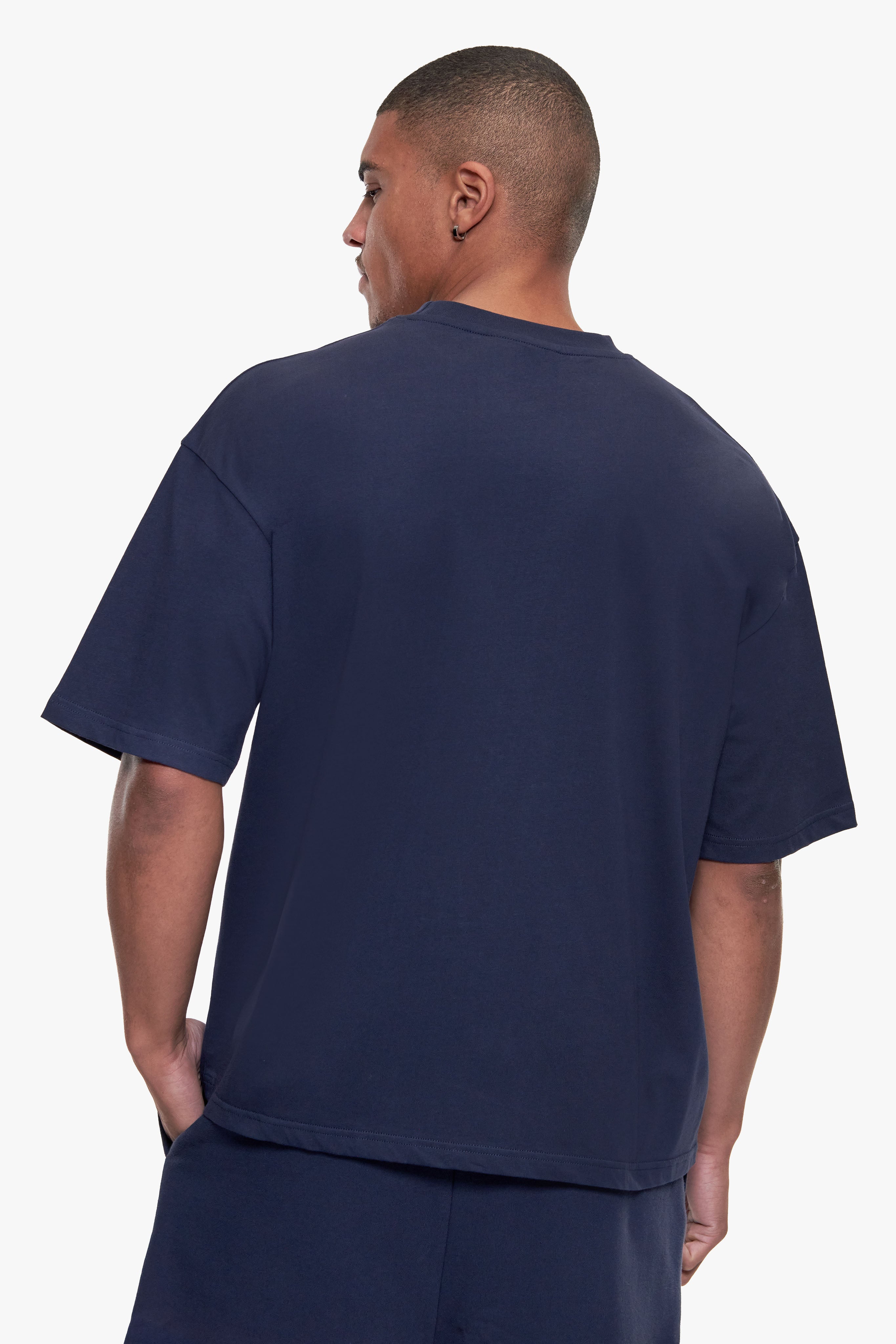 ESSENTIAL LOGO T-SHIRT SPACE BLUE
