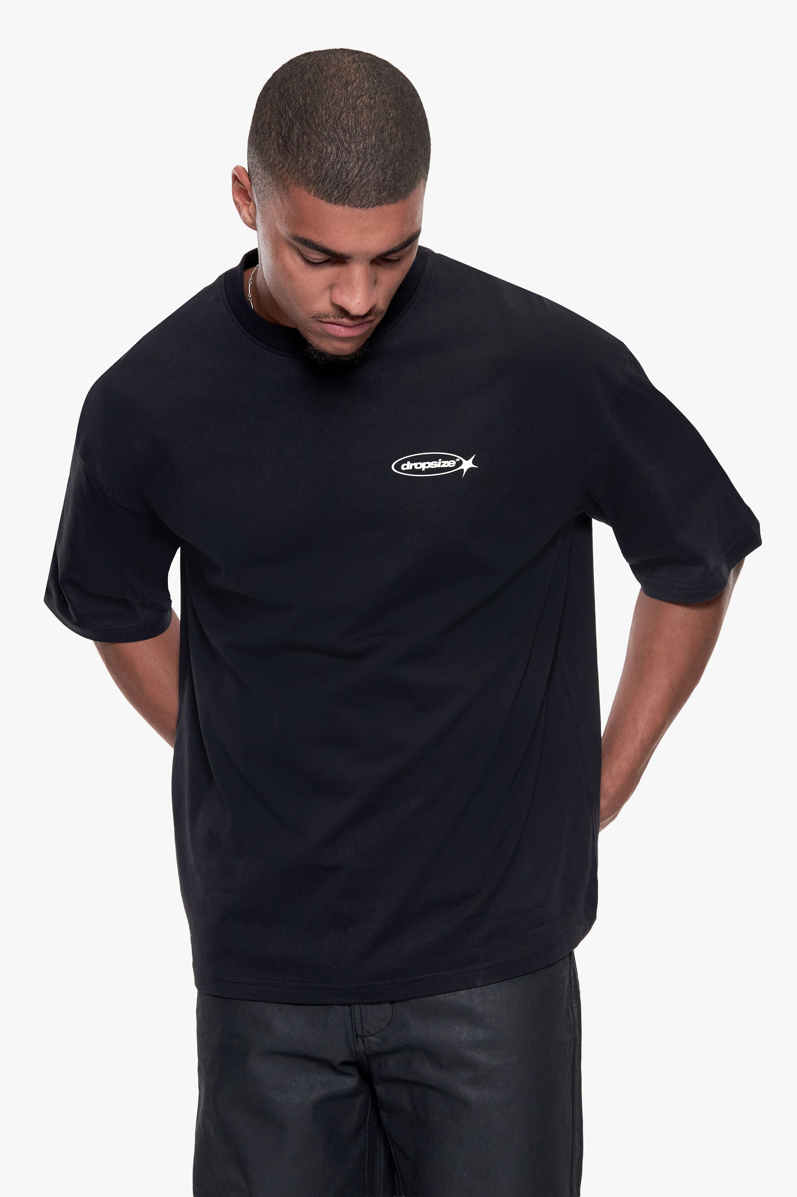 UNIVERSE T-SHIRT VINTAGE WASHED BLACK