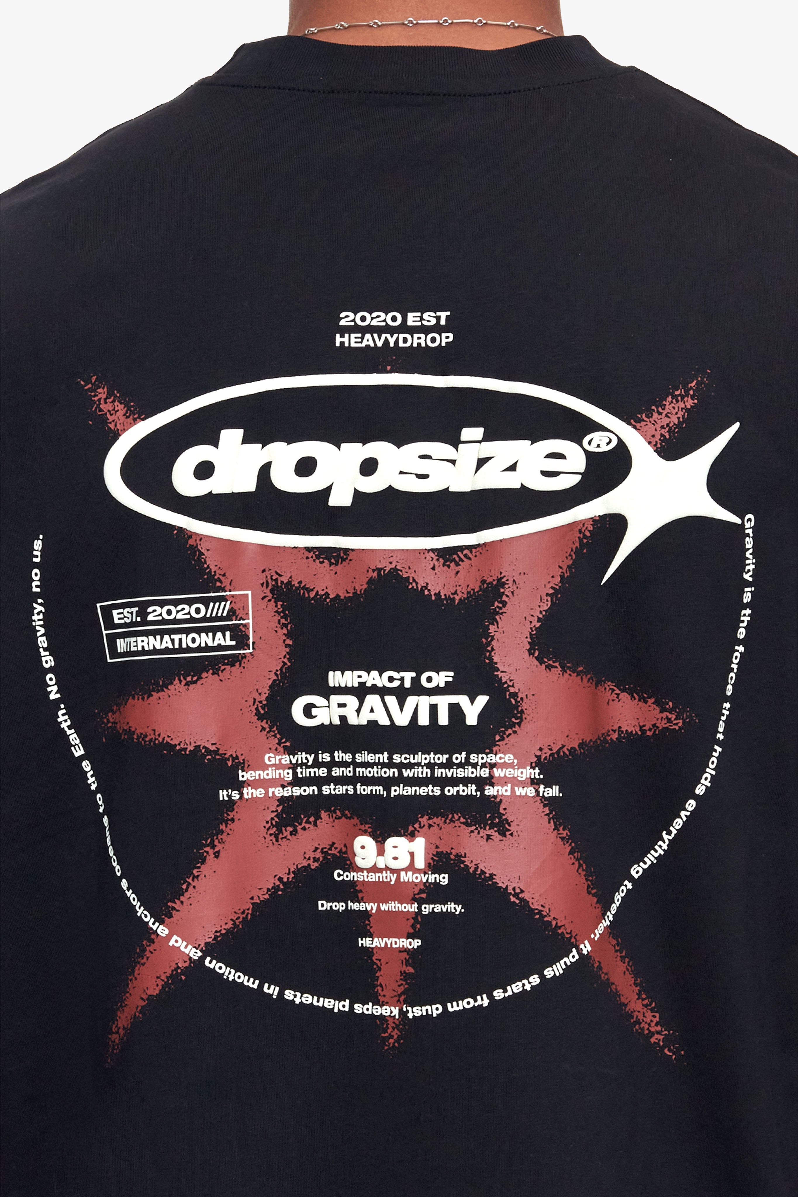 UNIVERSE T-SHIRT VINTAGE WASHED BLACK