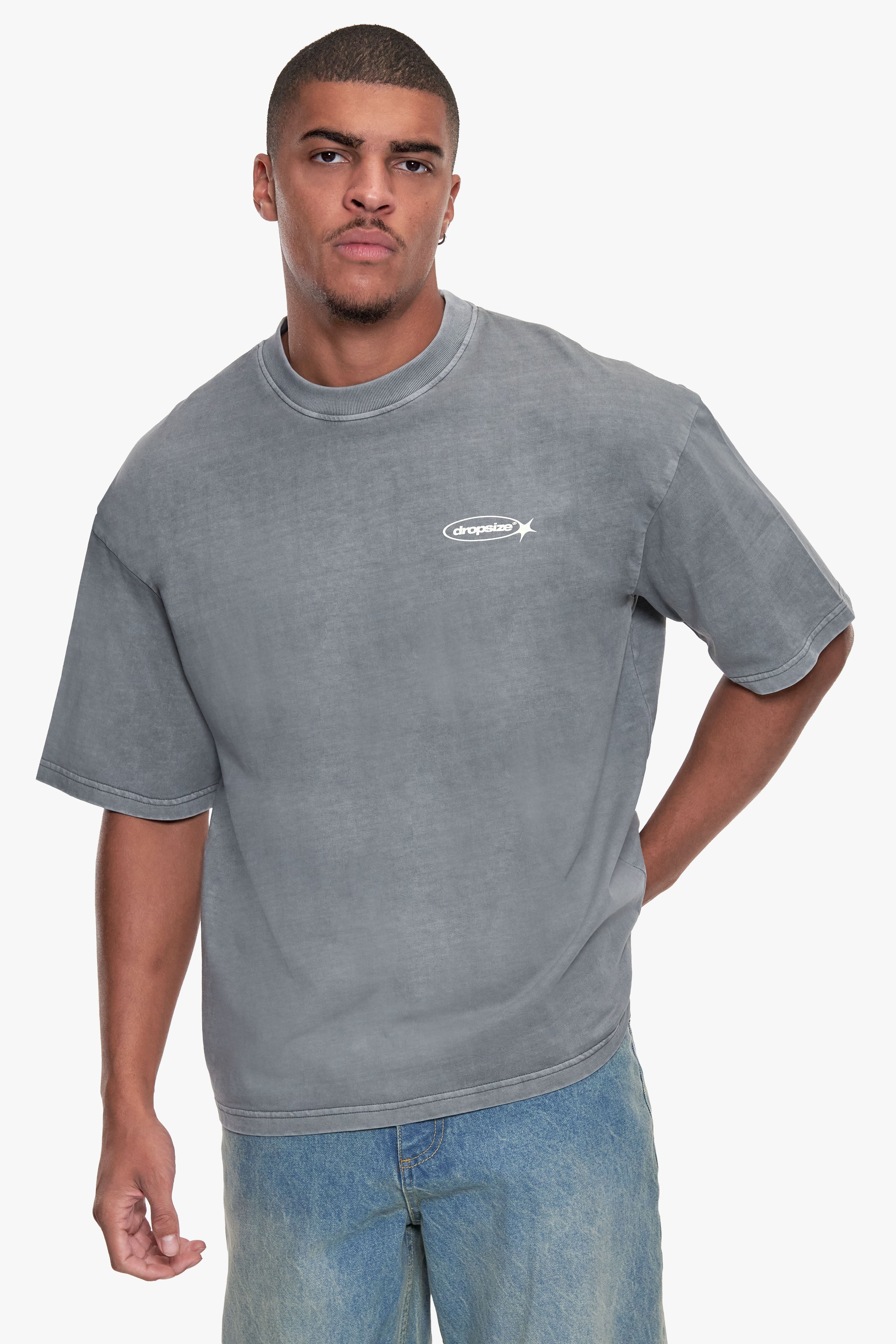 UNIVERSE T-SHIRT WASHED GREY