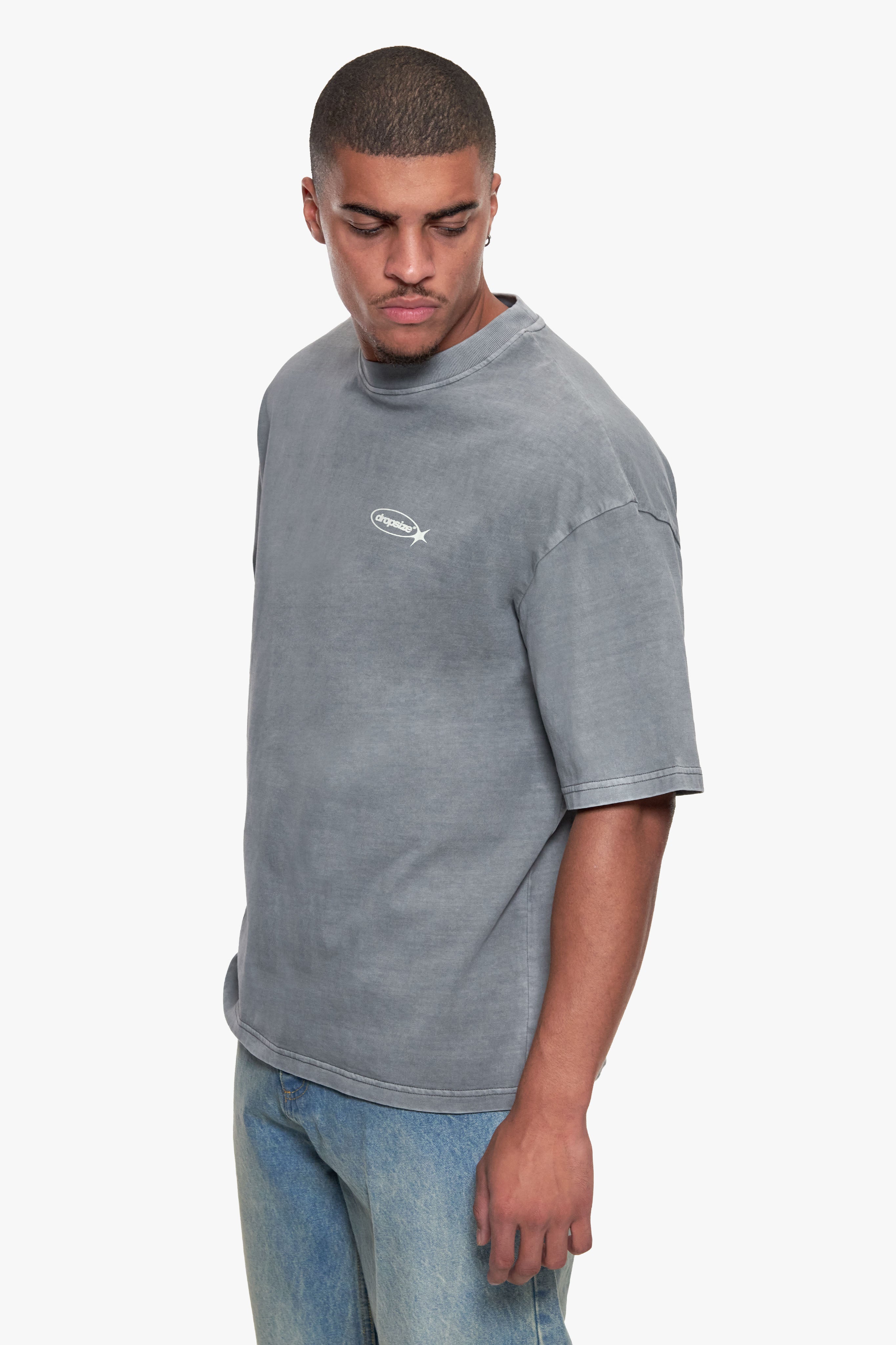 UNIVERSE T-SHIRT WASHED GREY