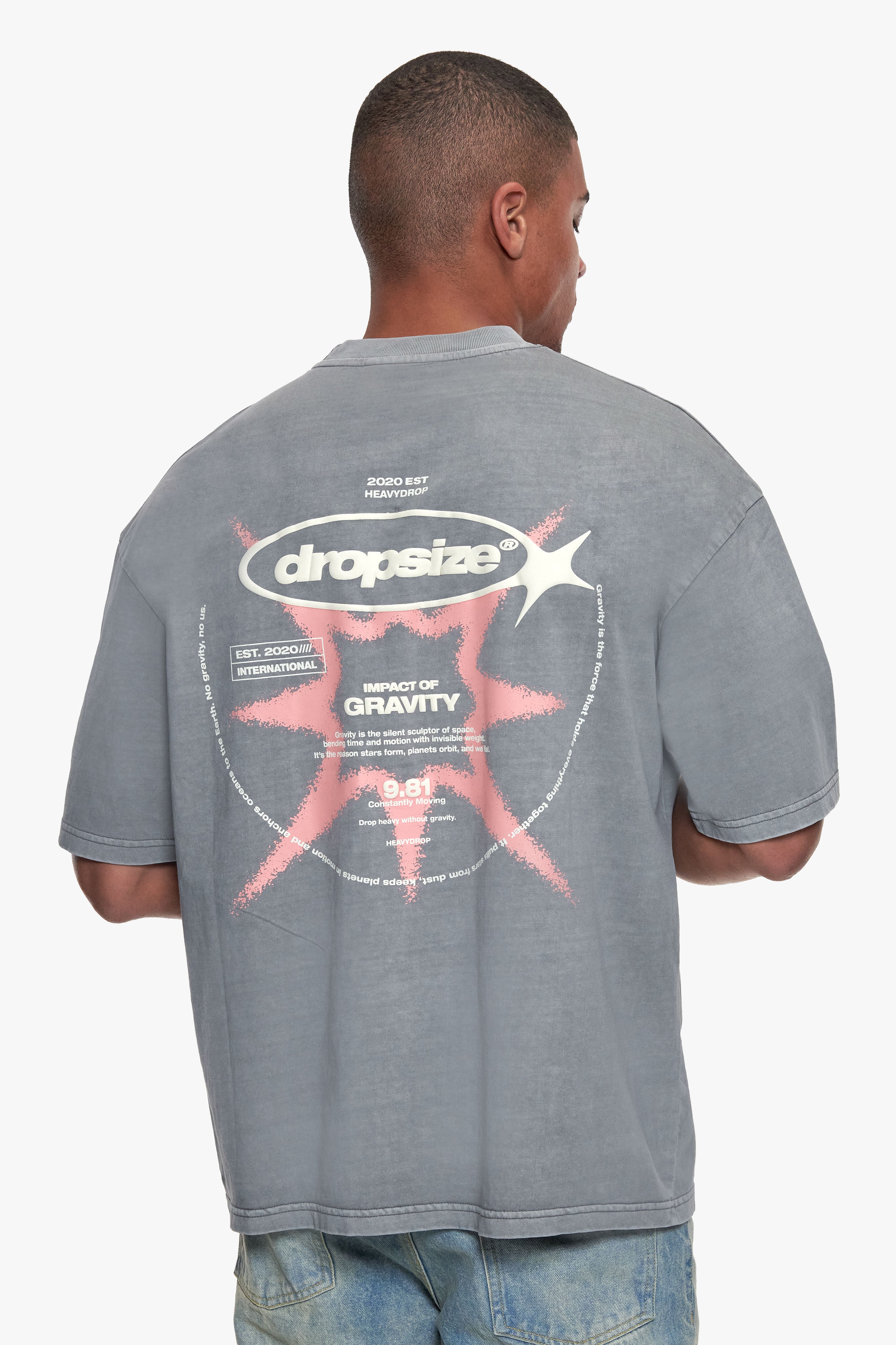 UNIVERSE T-SHIRT WASHED GREY