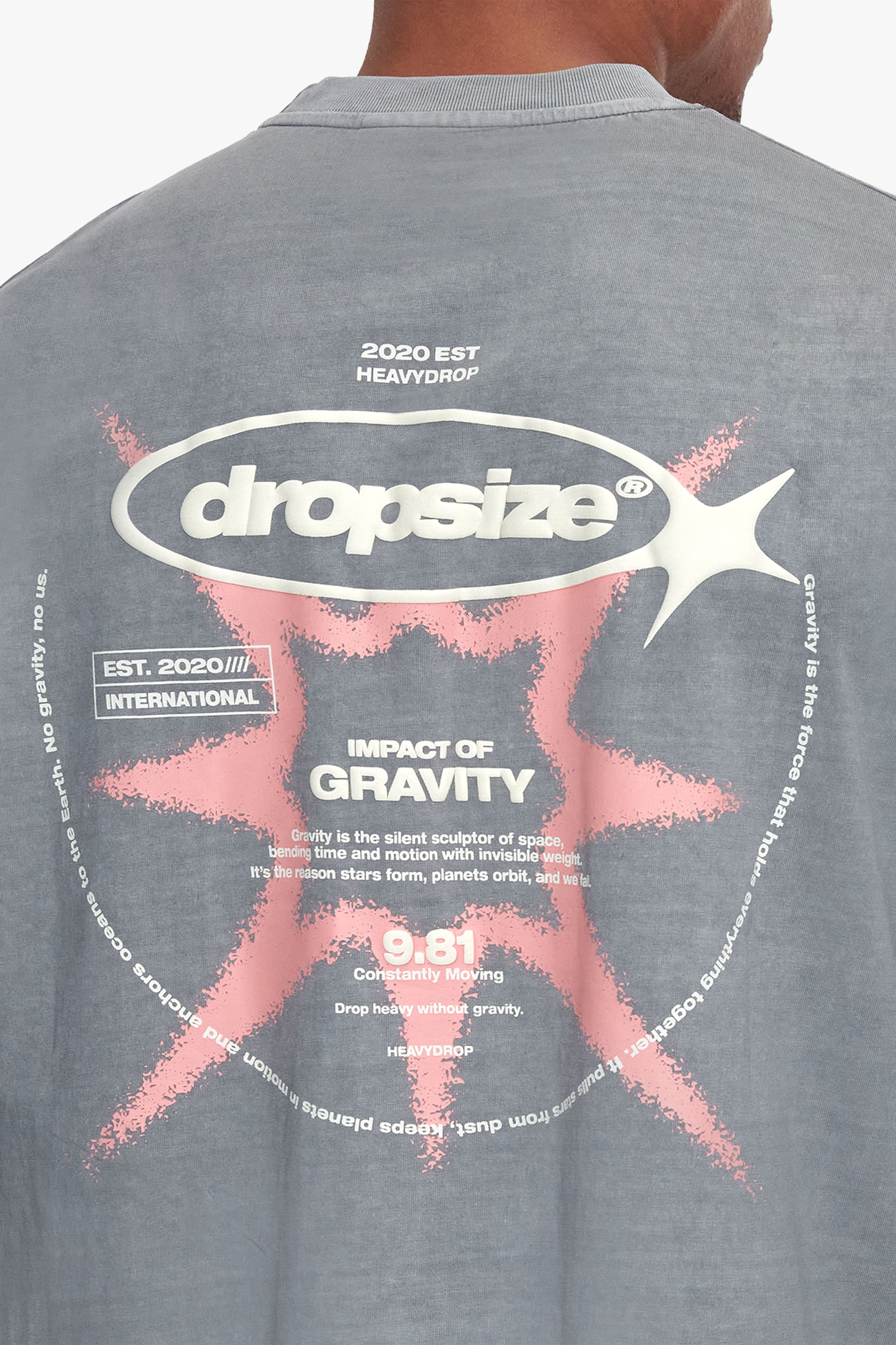 UNIVERSE T-SHIRT WASHED GREY