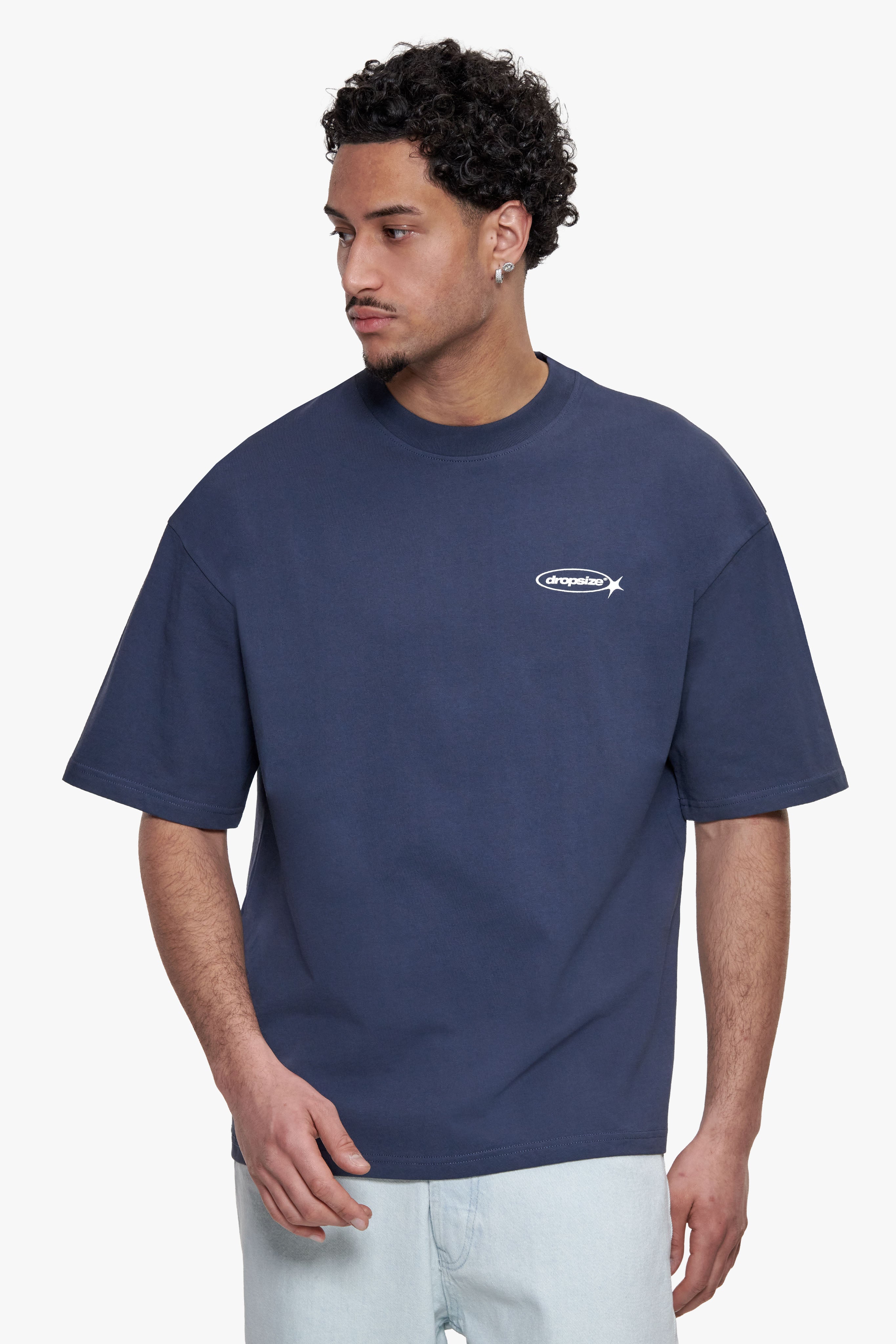 UNIVERSE T-SHIRT BLUE GREY