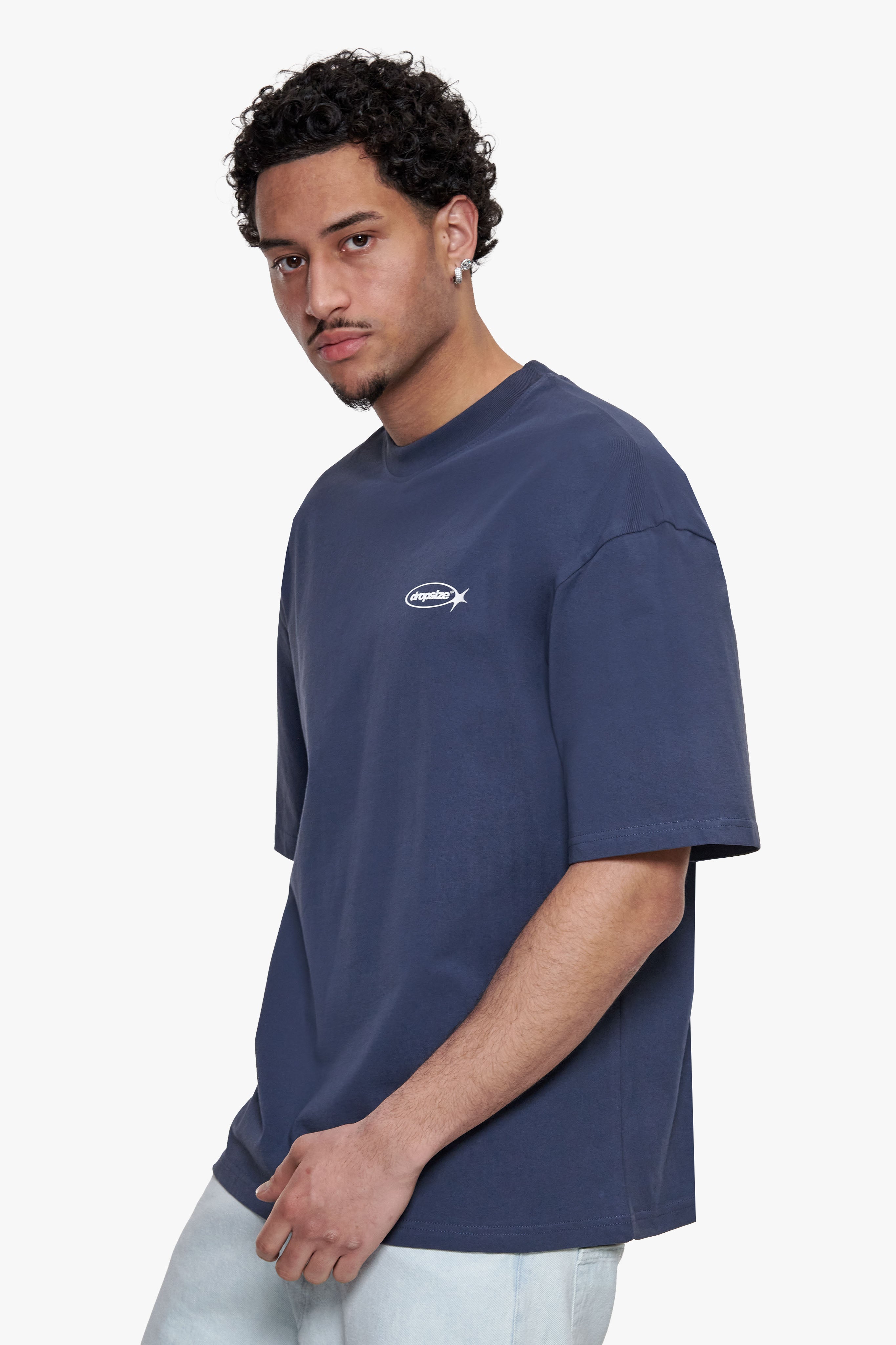 UNIVERSE T-SHIRT BLUE GREY