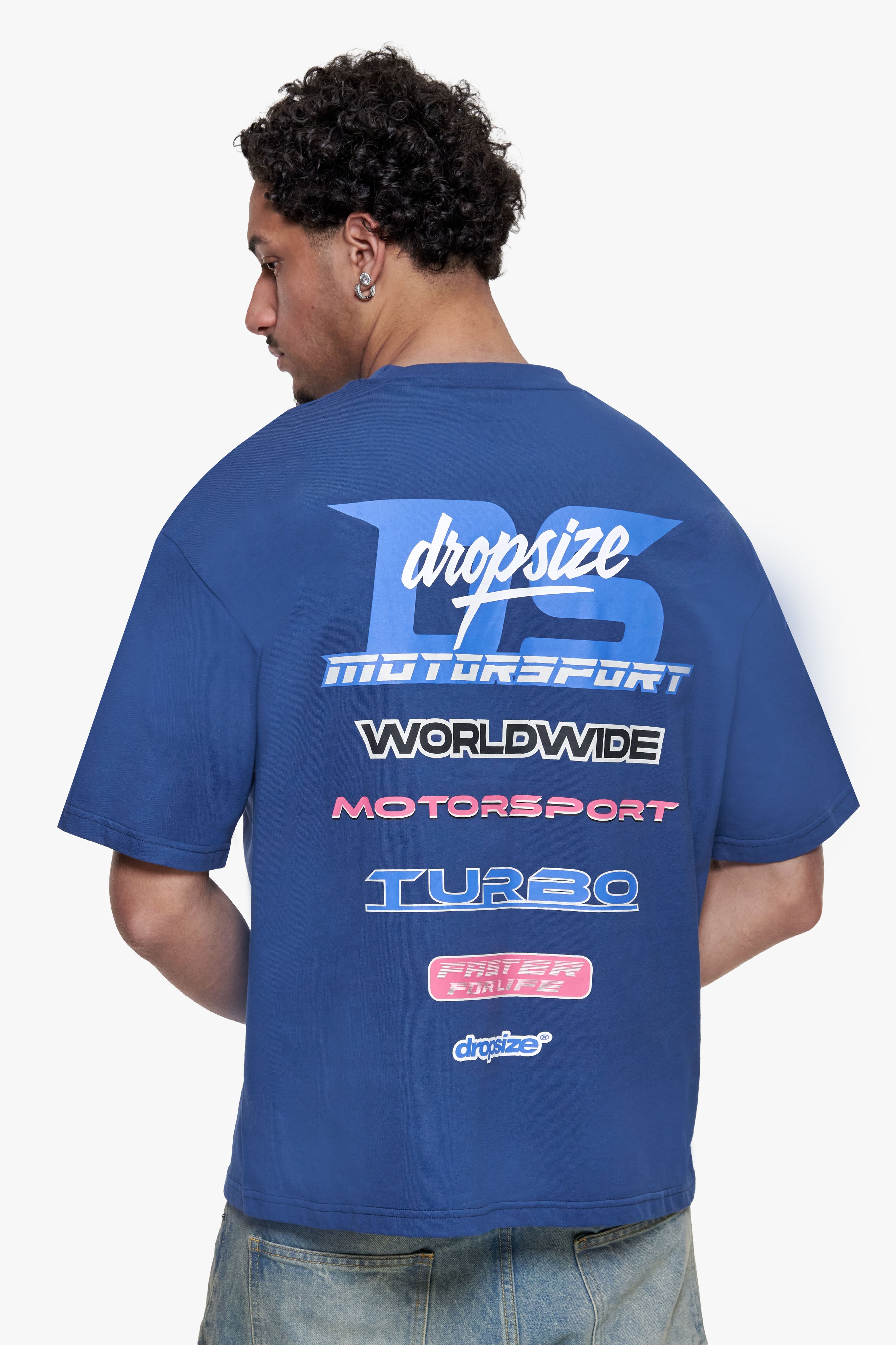 RACING TSHIRT OCEAN BLUE