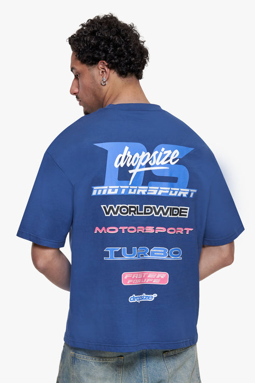RACING TSHIRT OCEAN BLUE