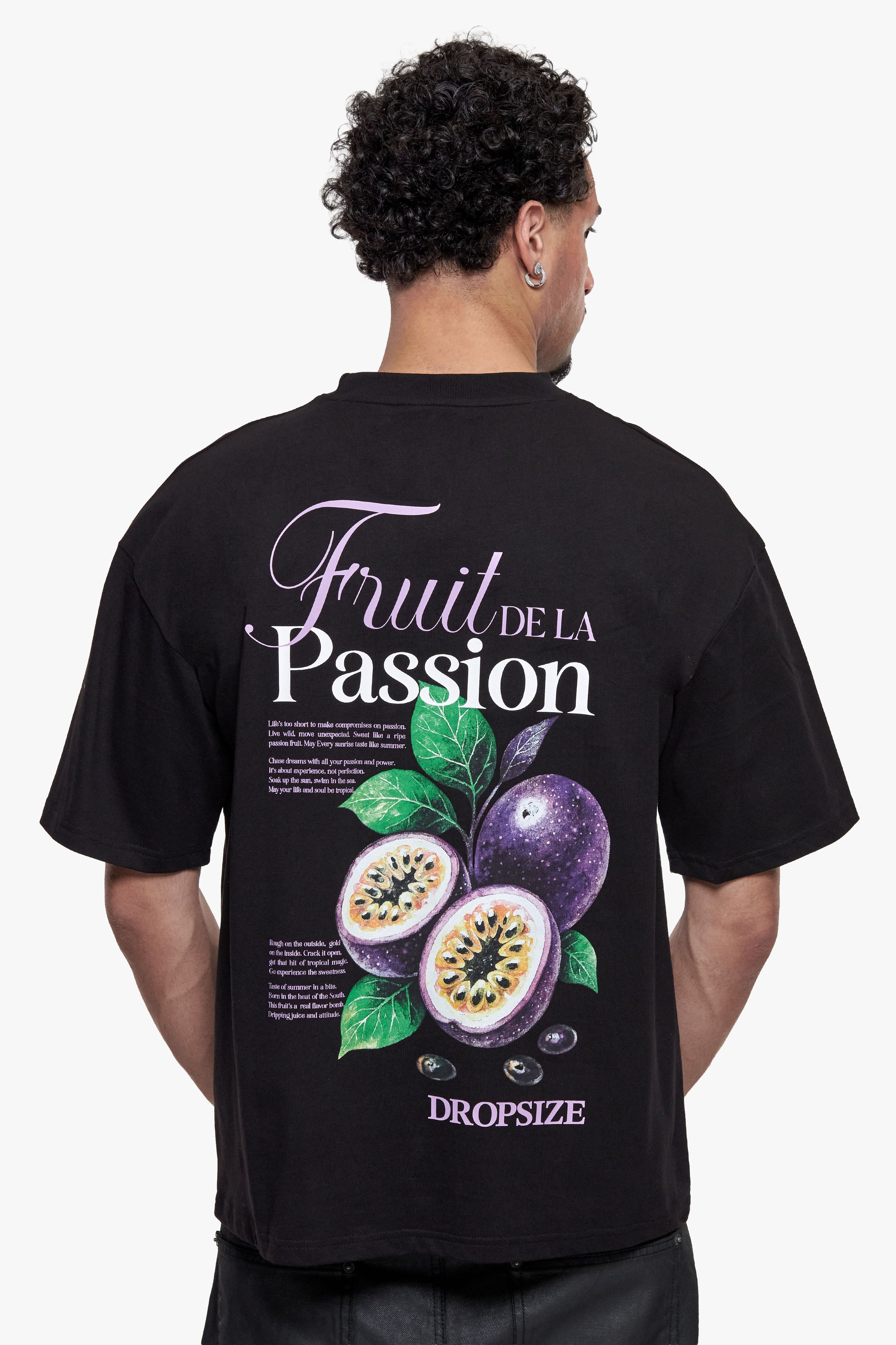 PASSION FRUIT T-SHIRT BLACK
