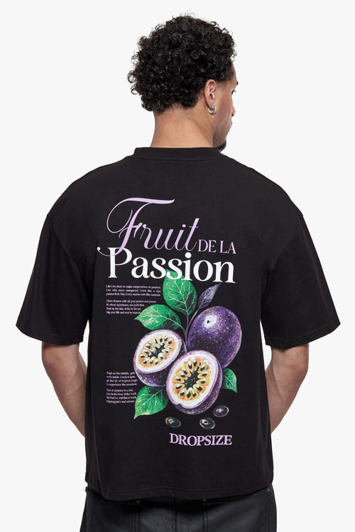 PASSION FRUIT T-SHIRT BLACK