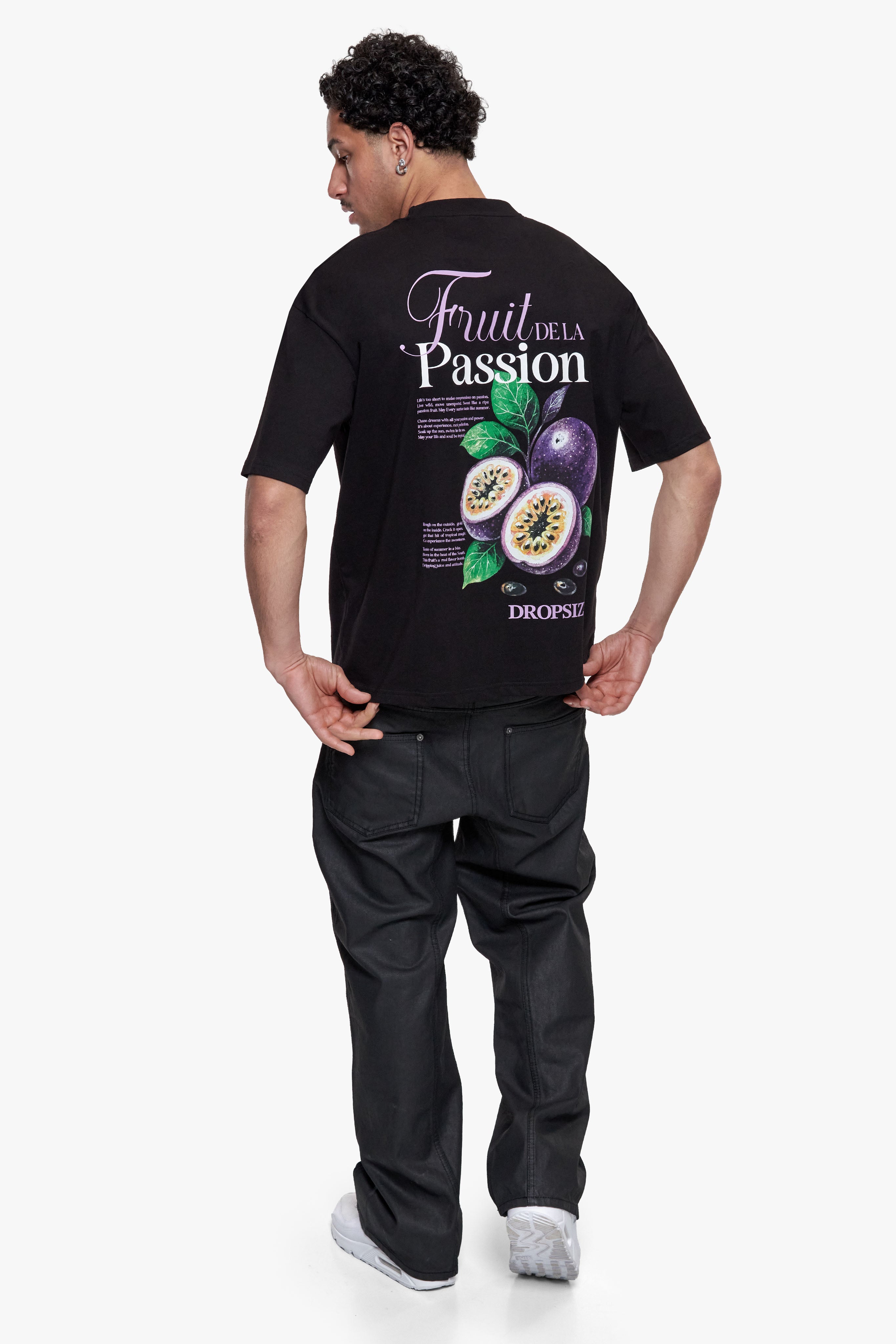 PASSION FRUIT T-SHIRT BLACK