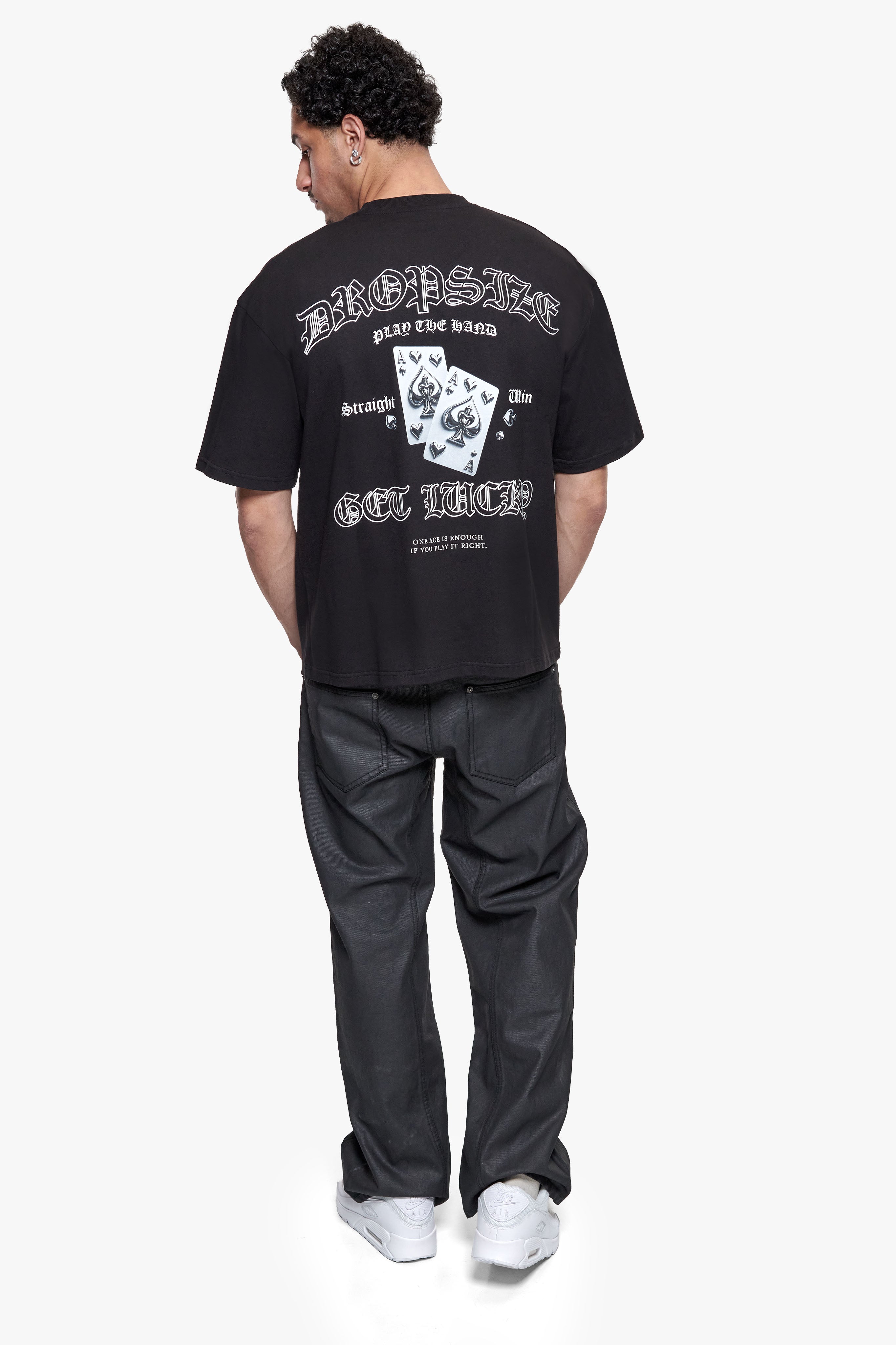 GET LUCKY T-SHIRT BLACK