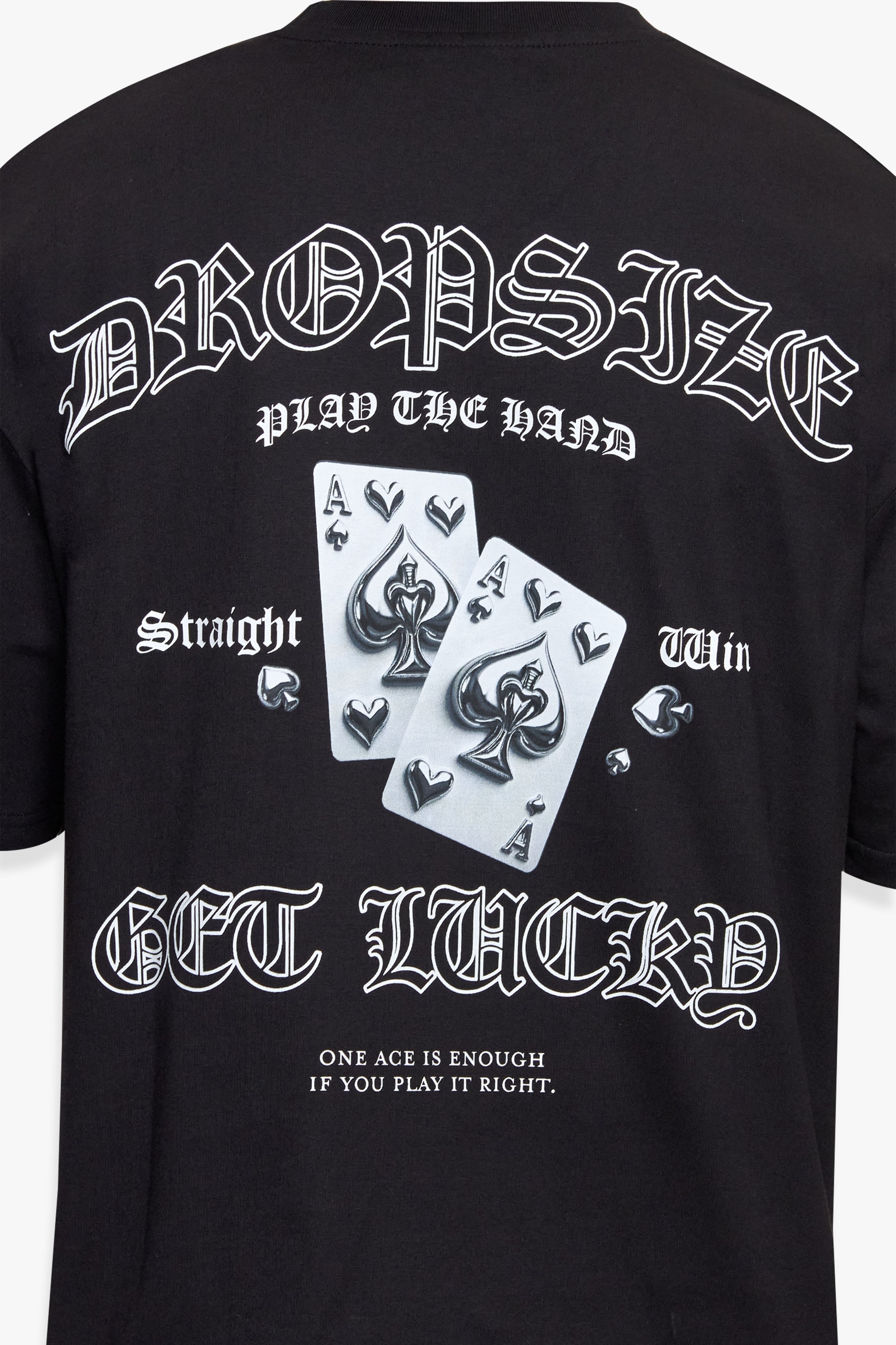 GET LUCKY T-SHIRT BLACK