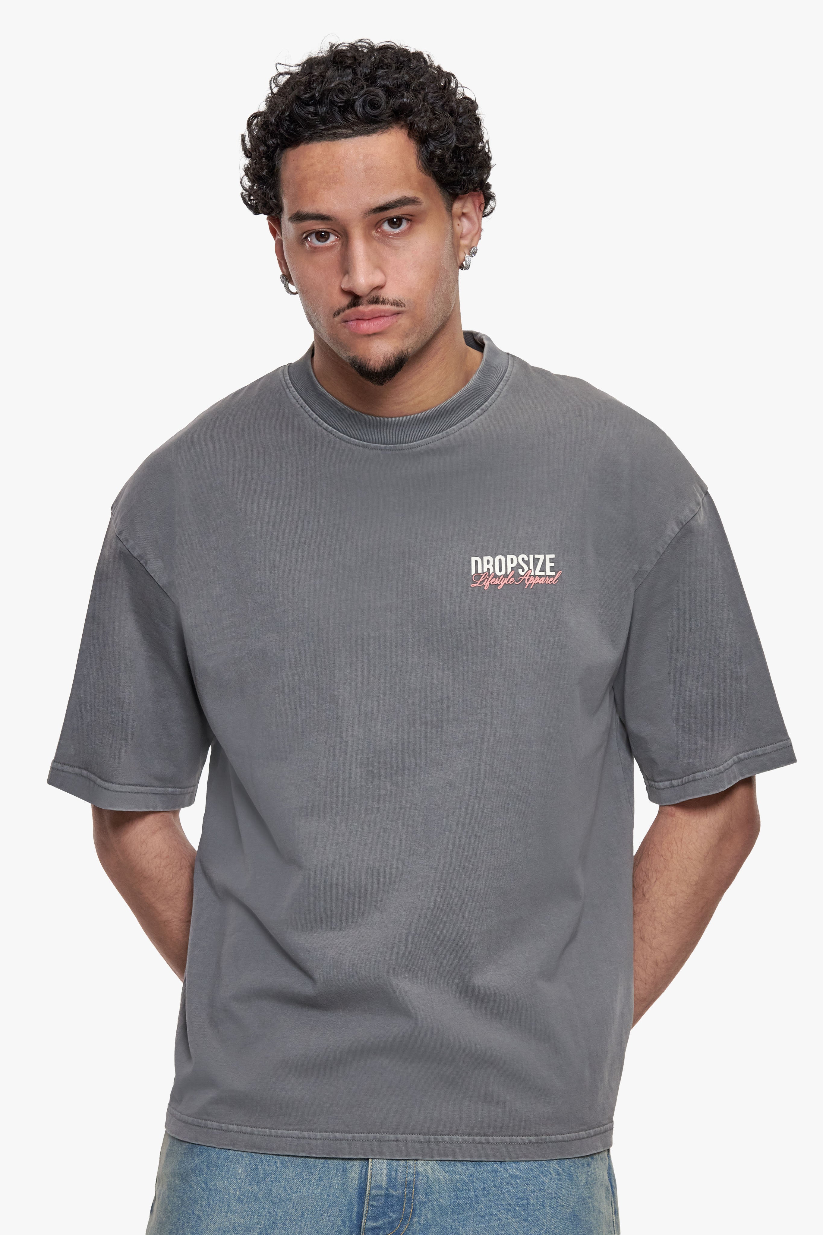 LIFESTYLE T-SHIRT WASHED GREY