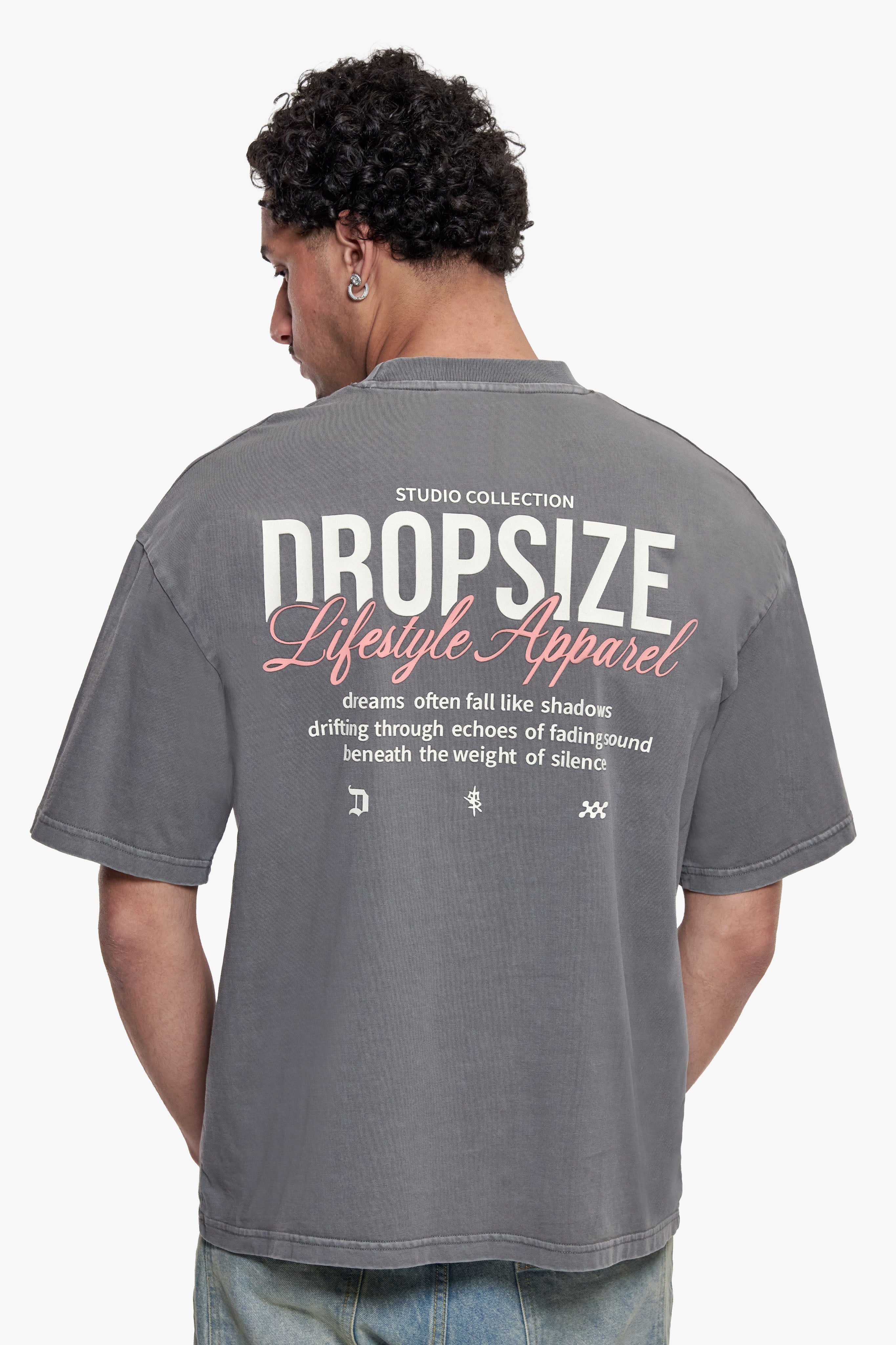LIFESTYLE T-SHIRT WASHED GREY