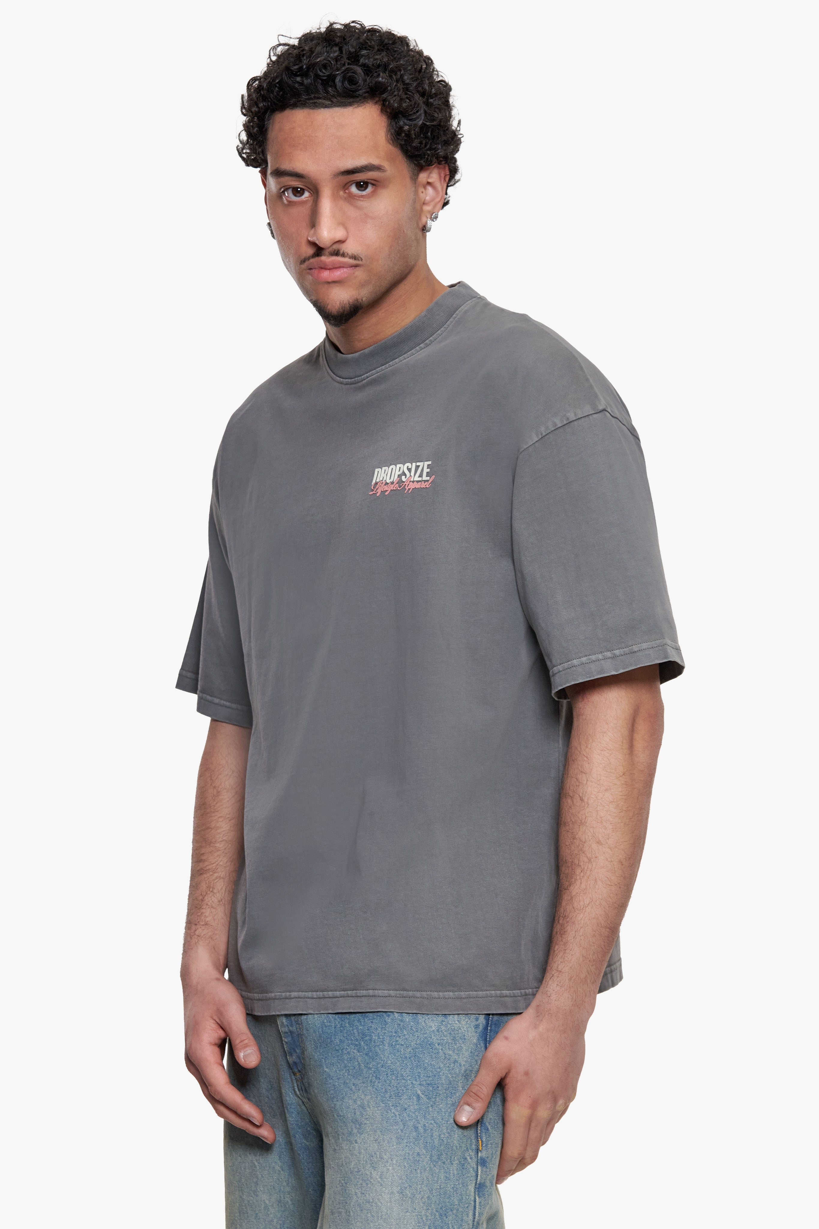 LIFESTYLE T-SHIRT WASHED GREY