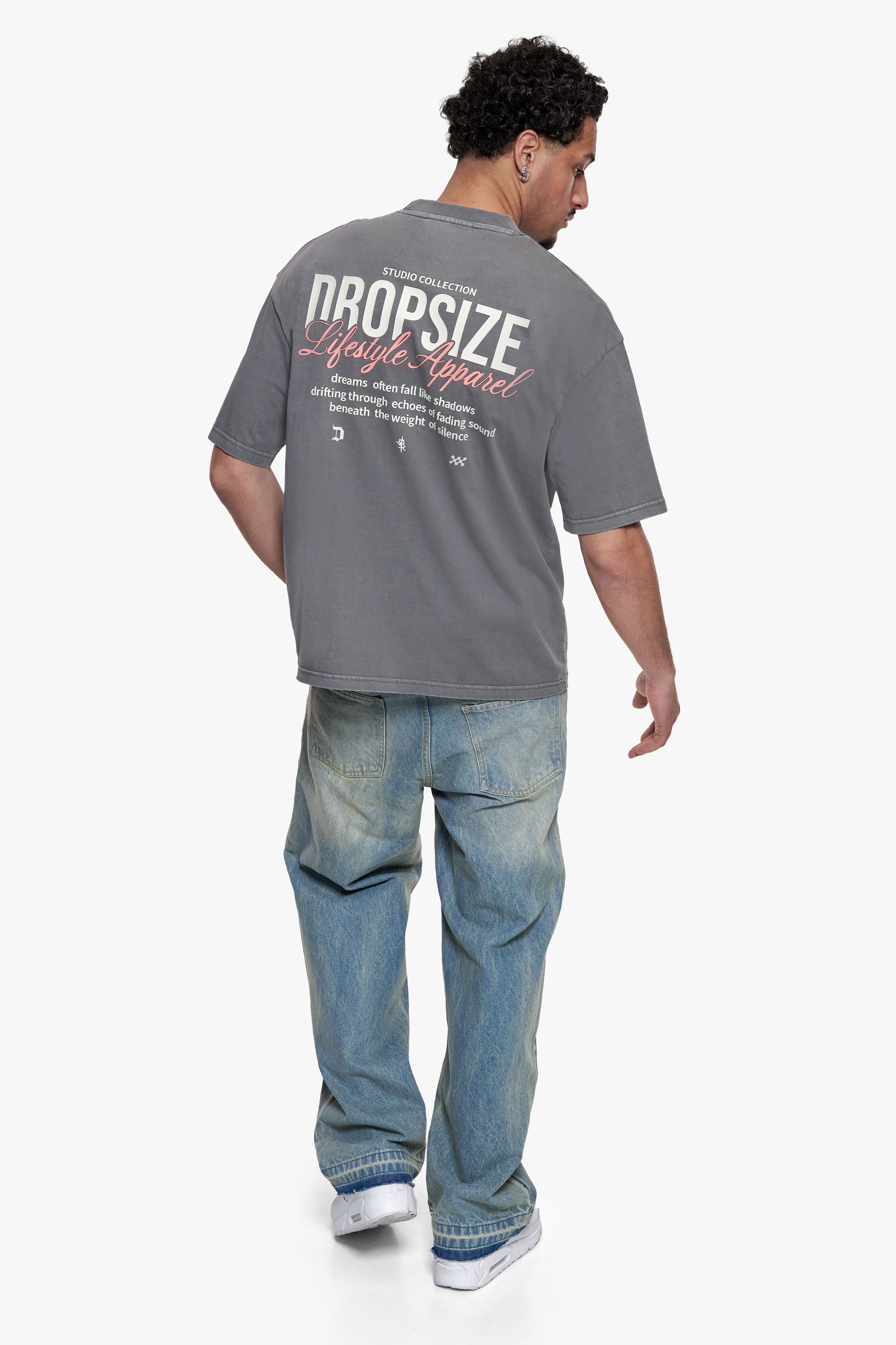 LIFESTYLE T-SHIRT WASHED GREY