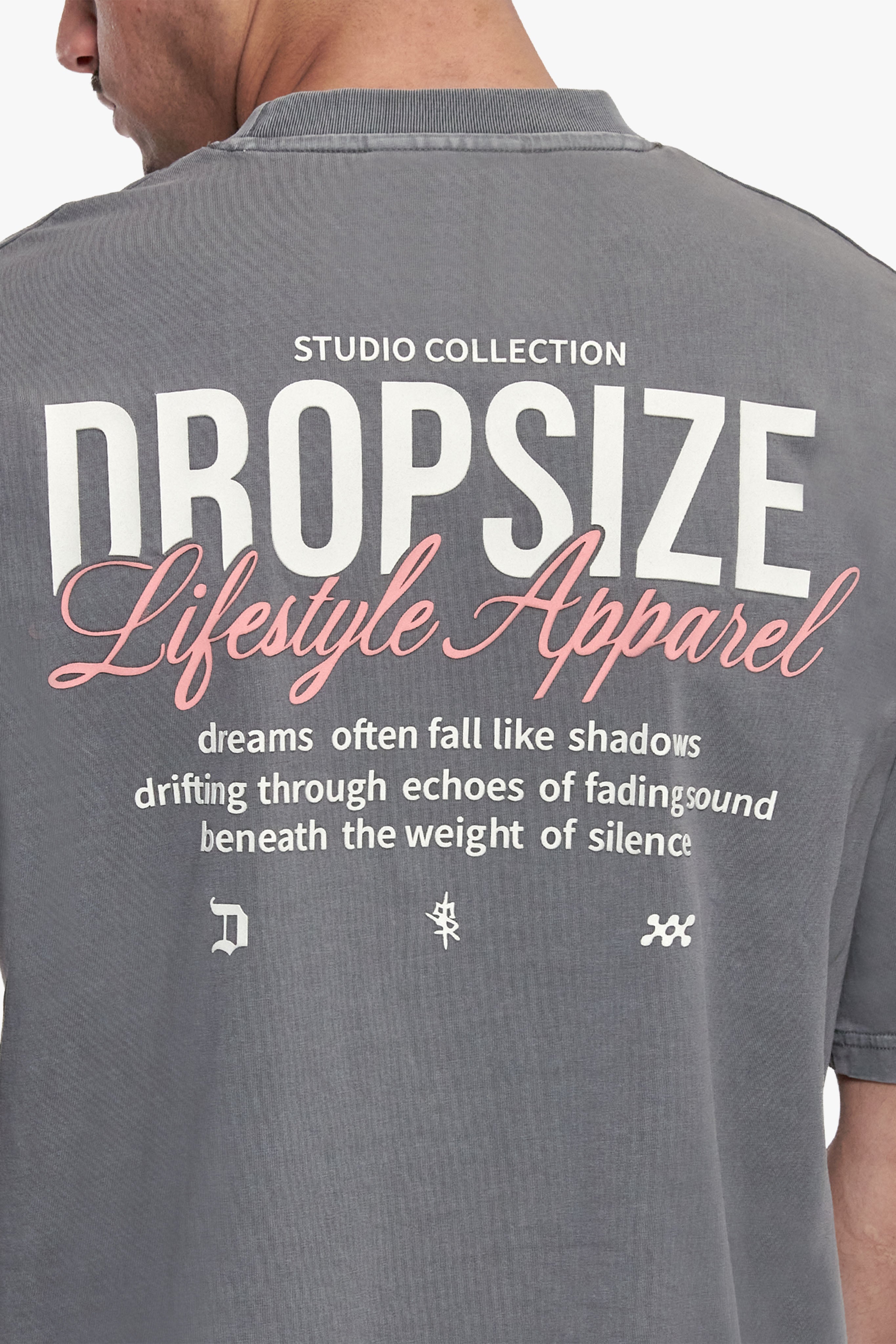 LIFESTYLE T-SHIRT WASHED GREY