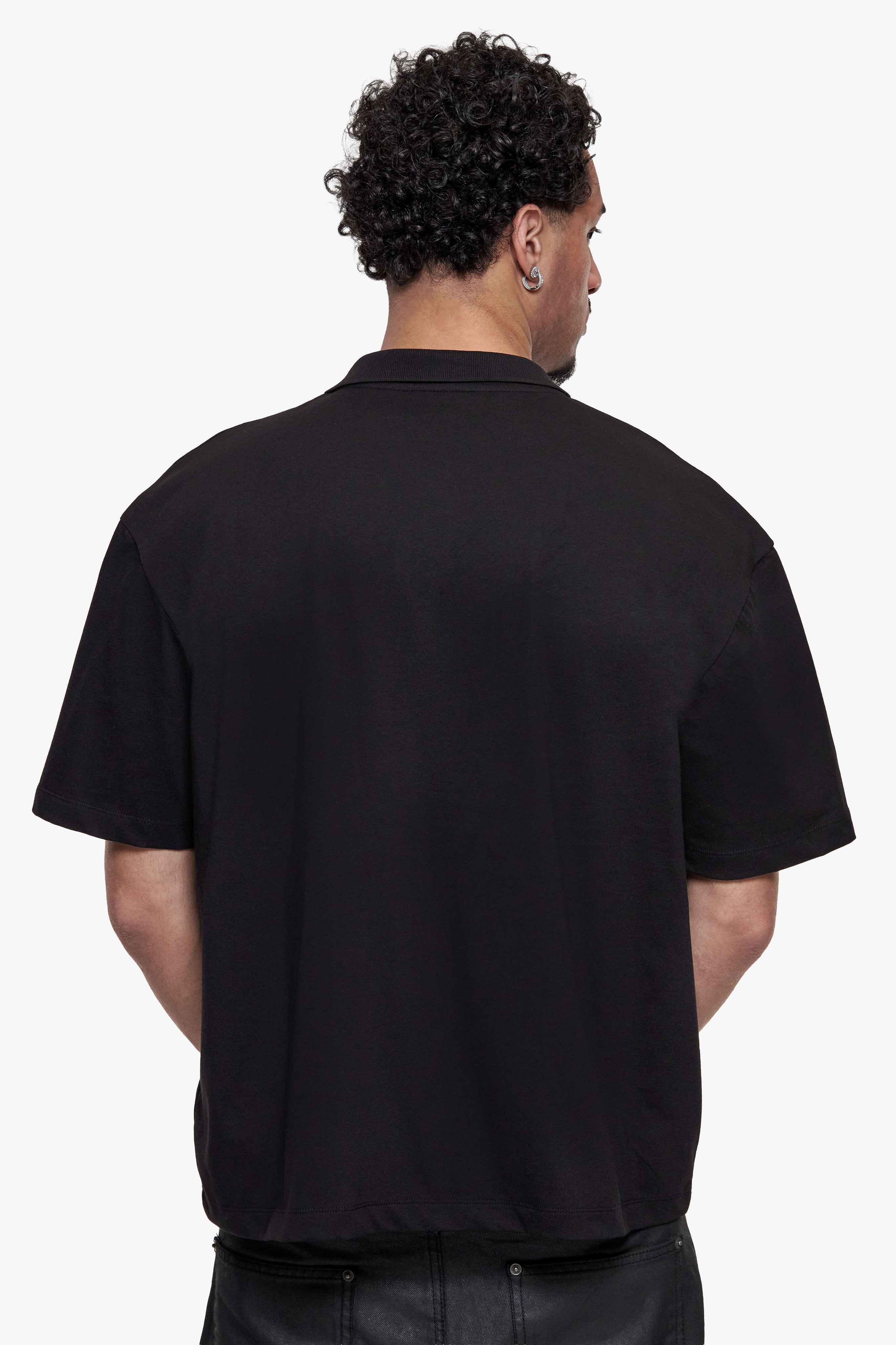 SPORTY SHORTSLEEVE POLOSHIRT BLACK