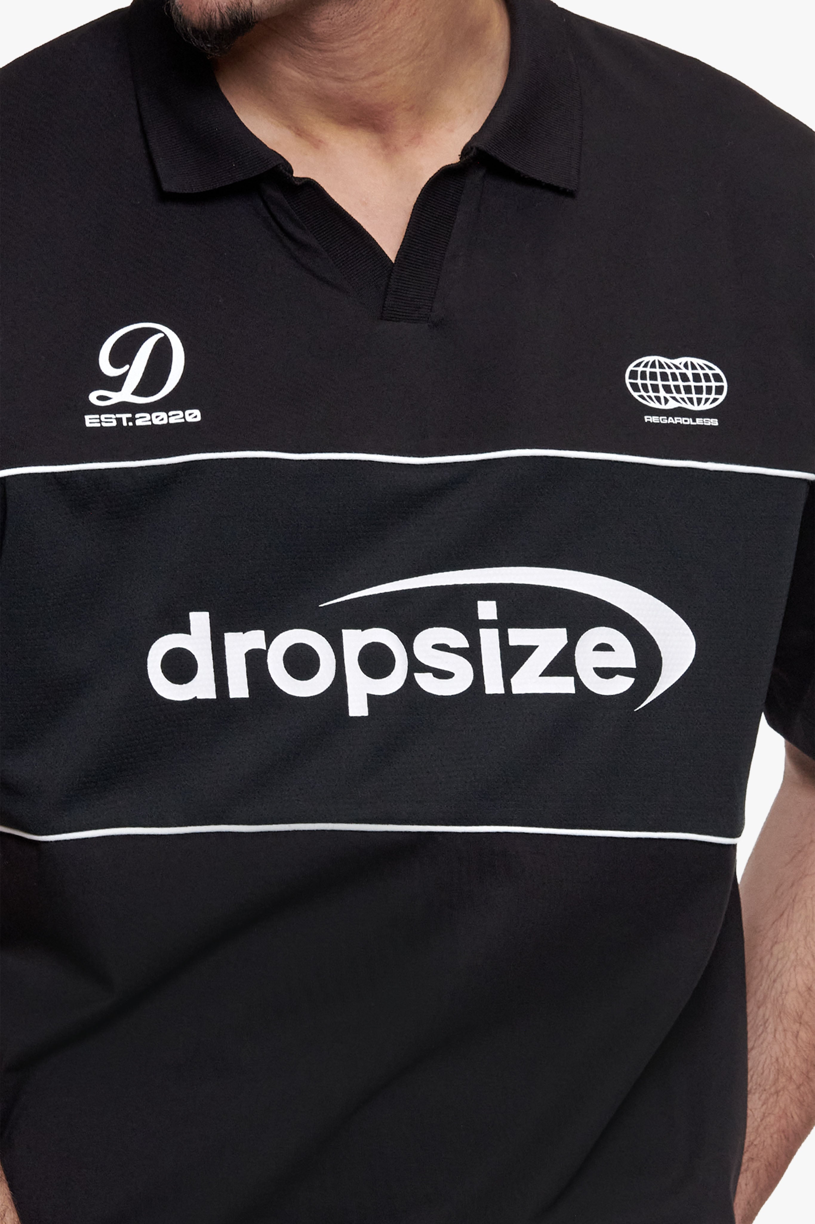 SPORTY SHORTSLEEVE POLOSHIRT BLACK