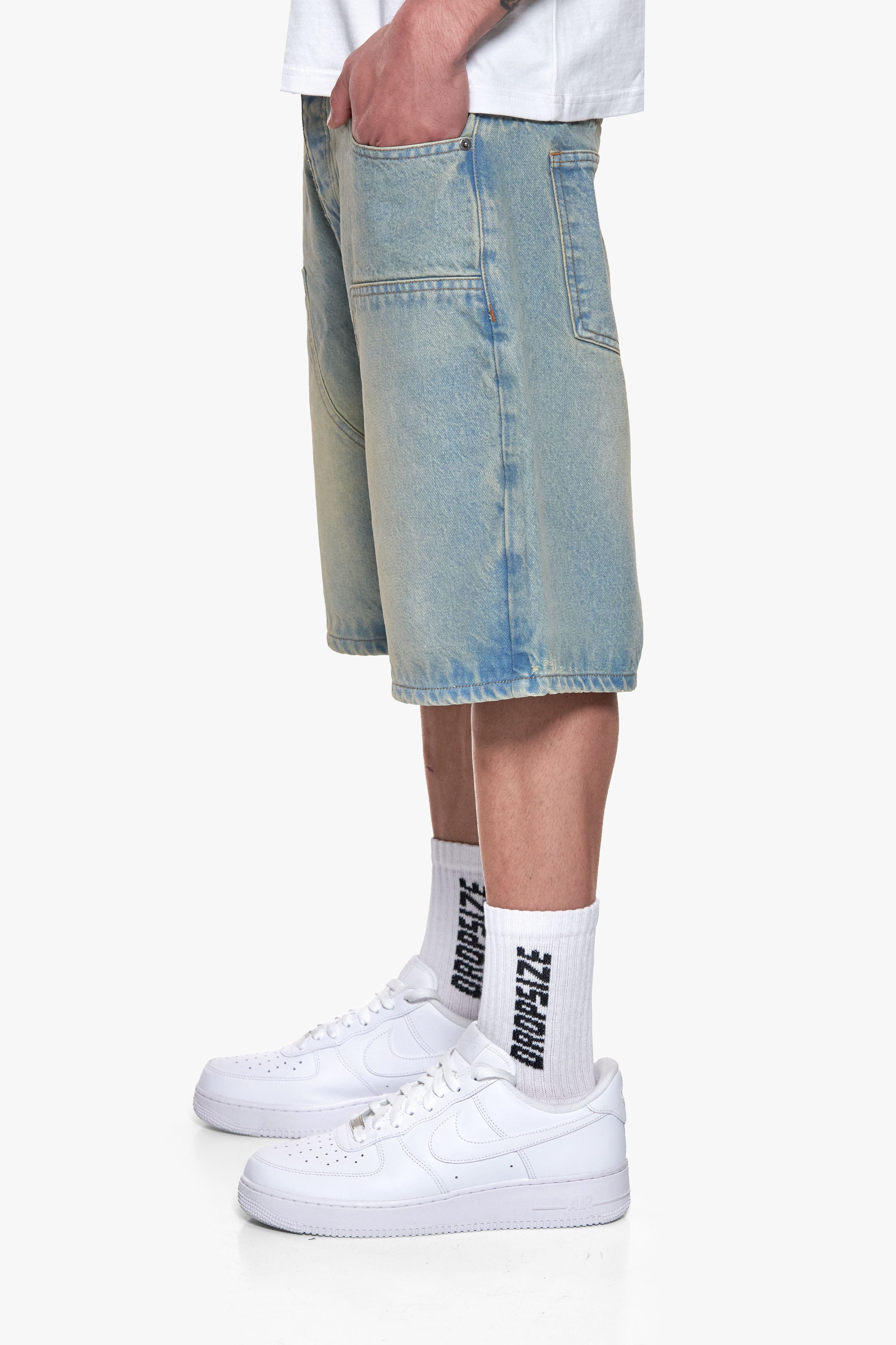 CARPENTER JORTS WASHED BLUE