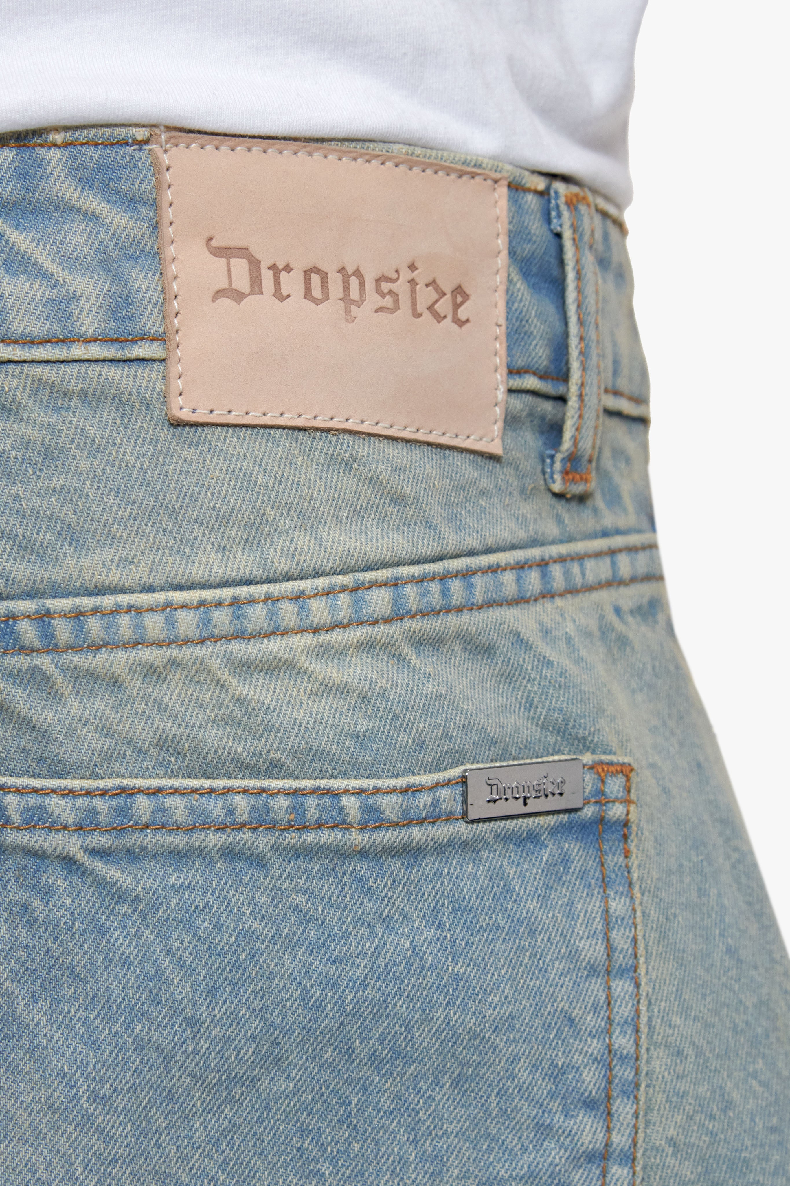 CARPENTER JORTS WASHED BLUE
