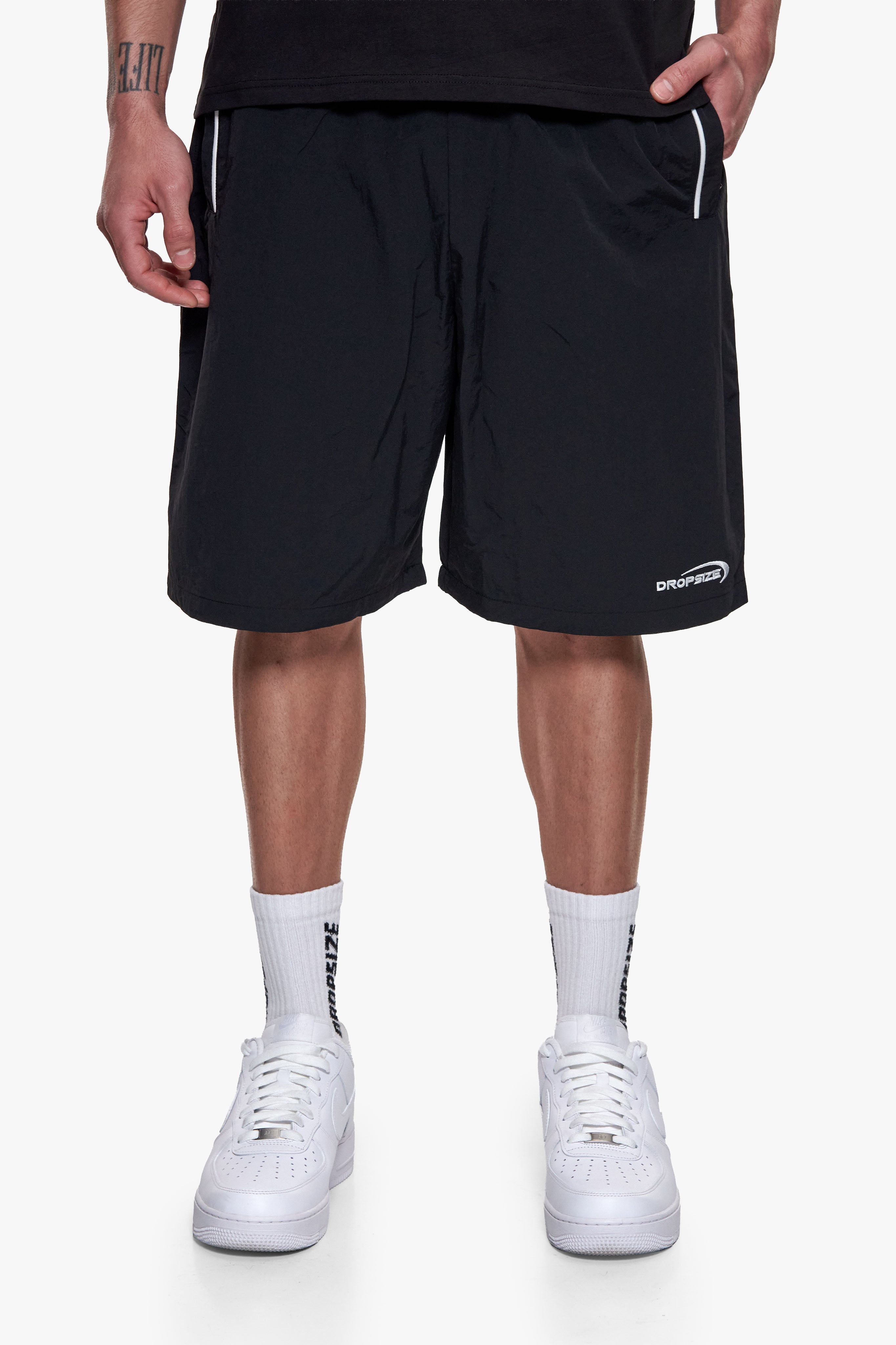 NYLON SHORTS BLACK